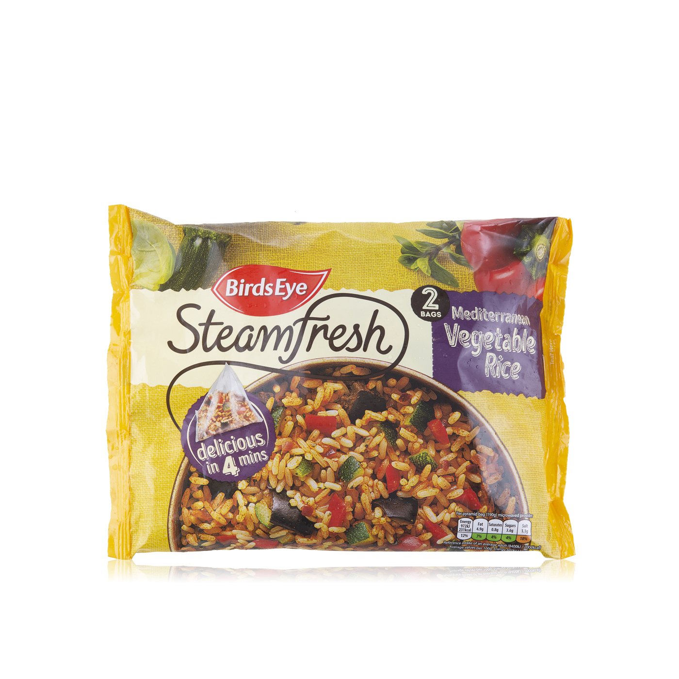 Birds Eye Mediterranean vegetable rice 380g - Spinneys UAE