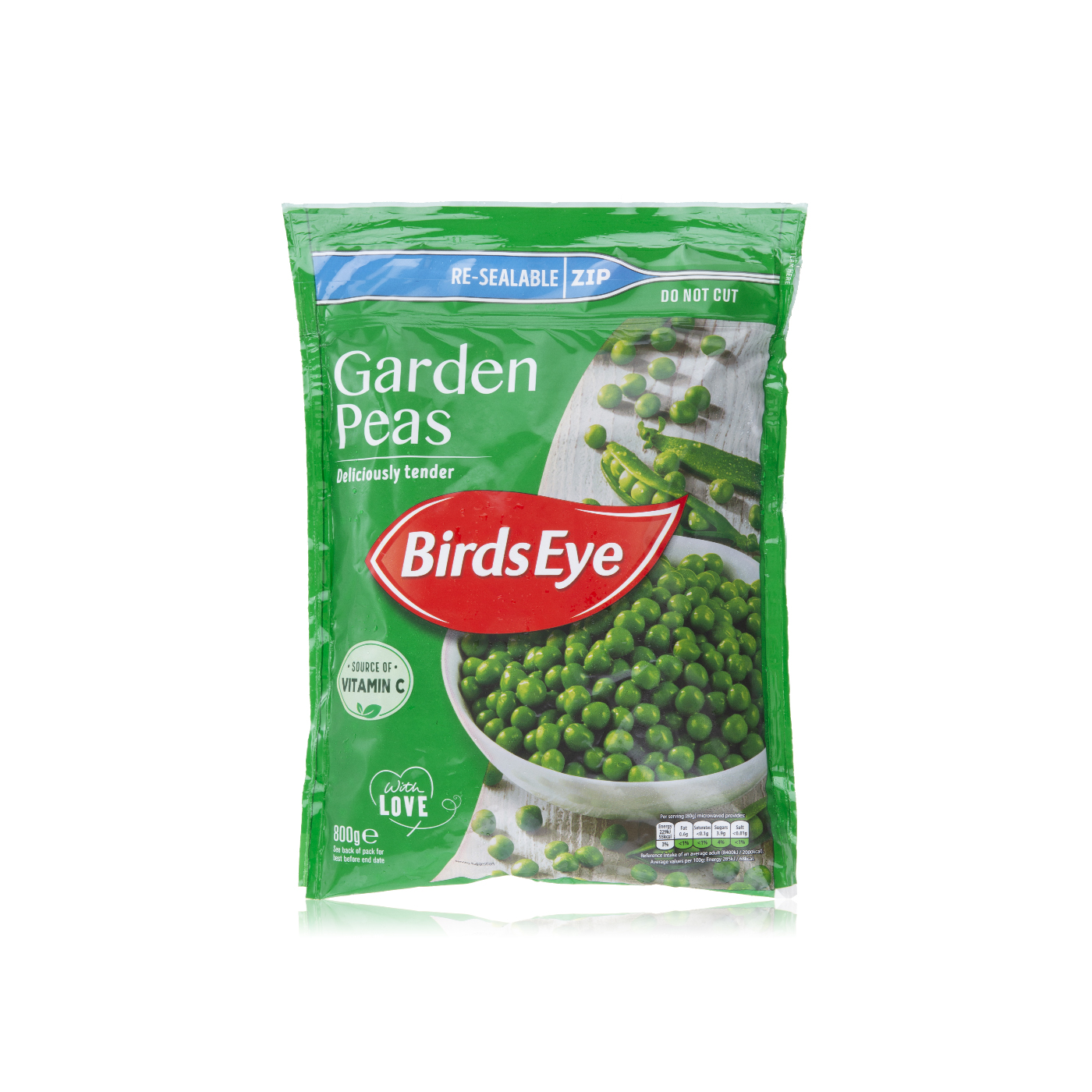 Birds Eye Frozen Garden Peas 800G