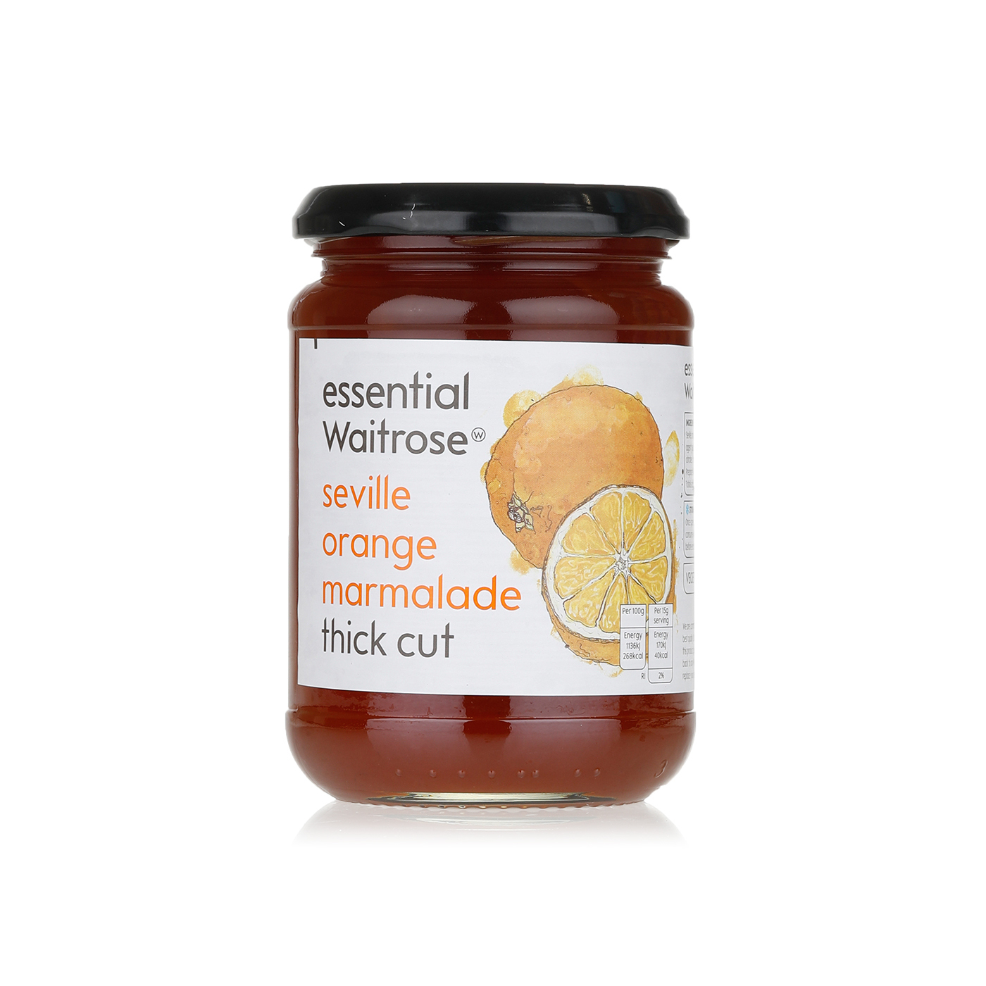 Essential Waitrose Seville orange marmalade thick cut 454g Spinneys UAE