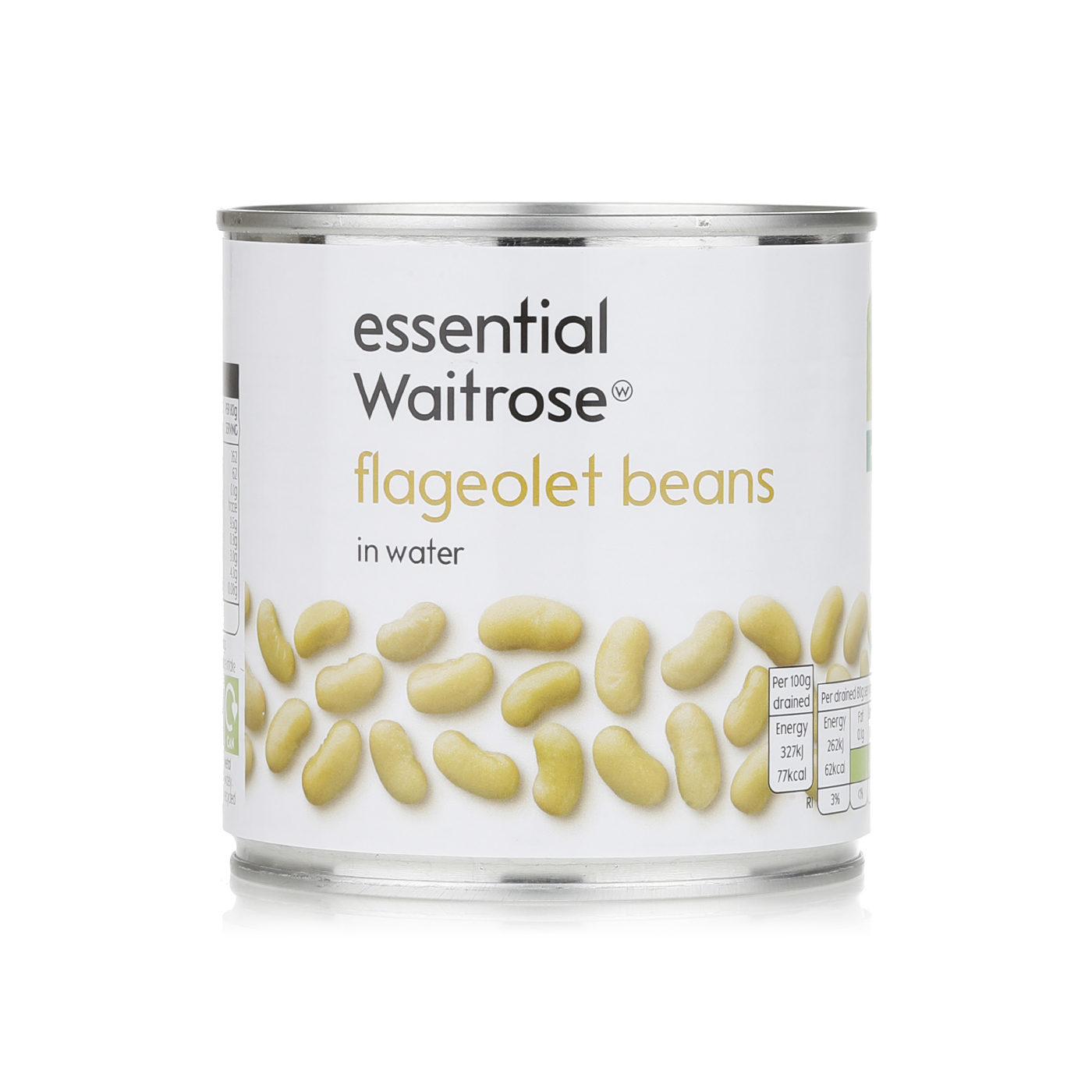 Waitrose Essential Flageolet Beans in Water 400g