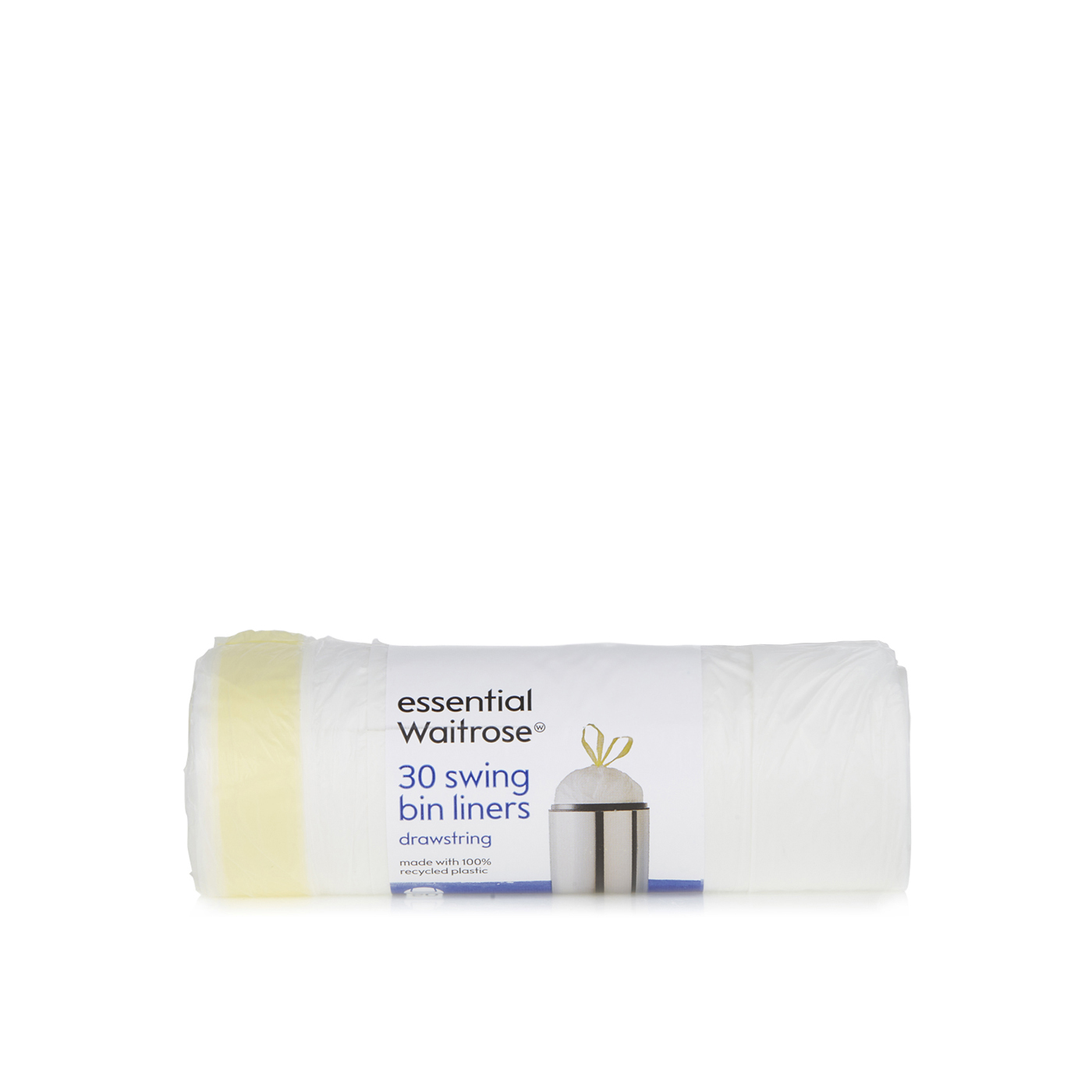 Waitrose Essential Swing Bin Liners with Drawstring x 30