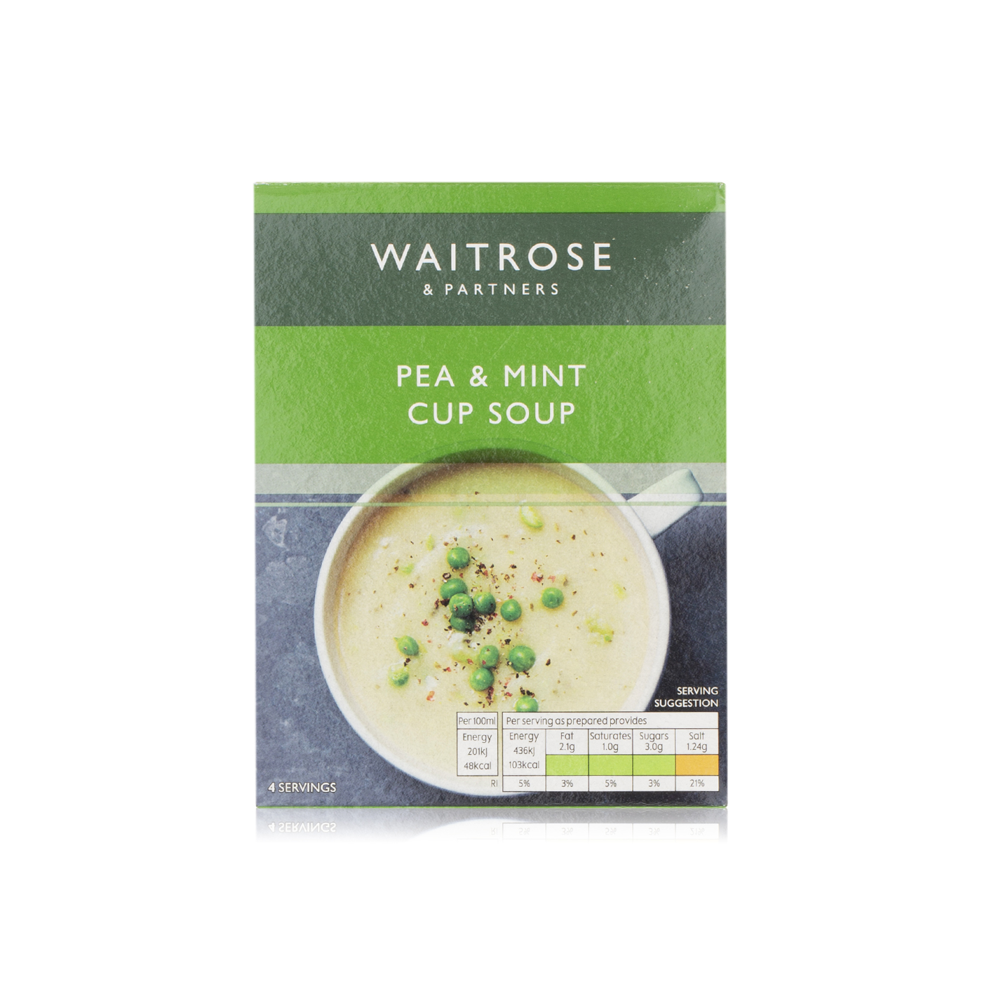 Waitrose Pea and Mint Cup Soup 108g