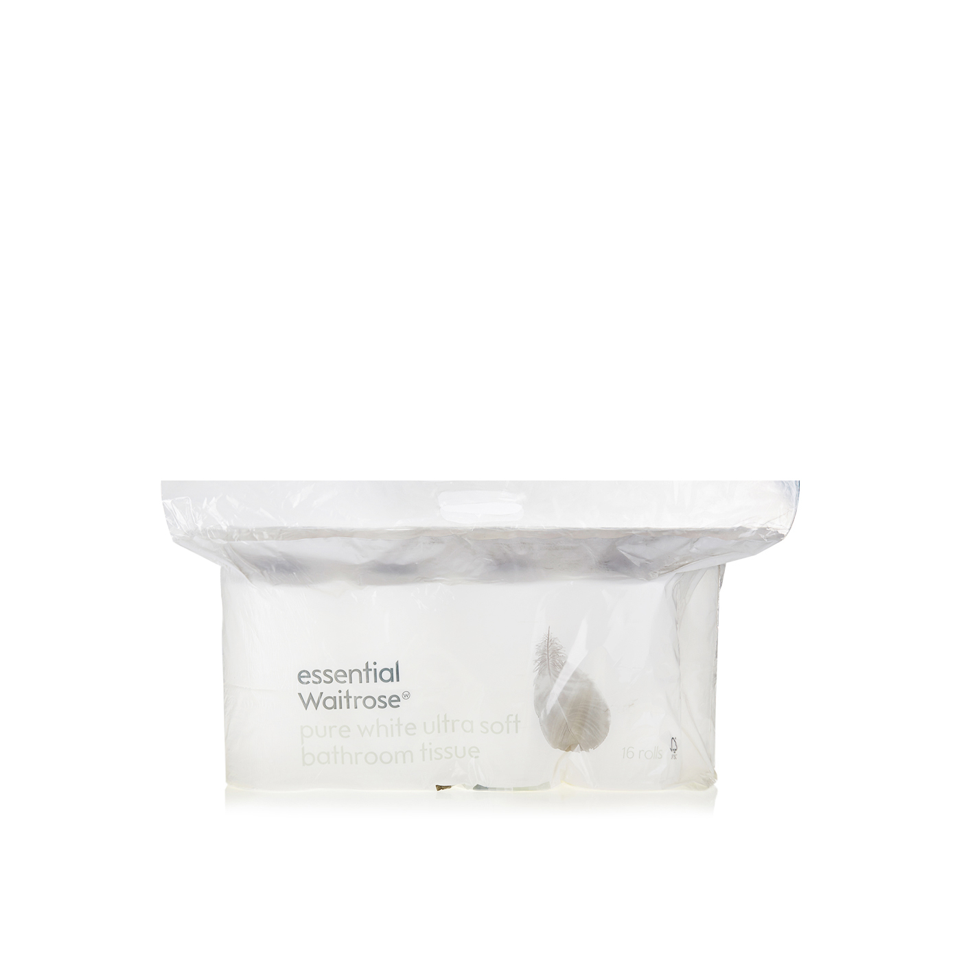 Waitrose Essential Bathroom Tissue White 2ply x 16
