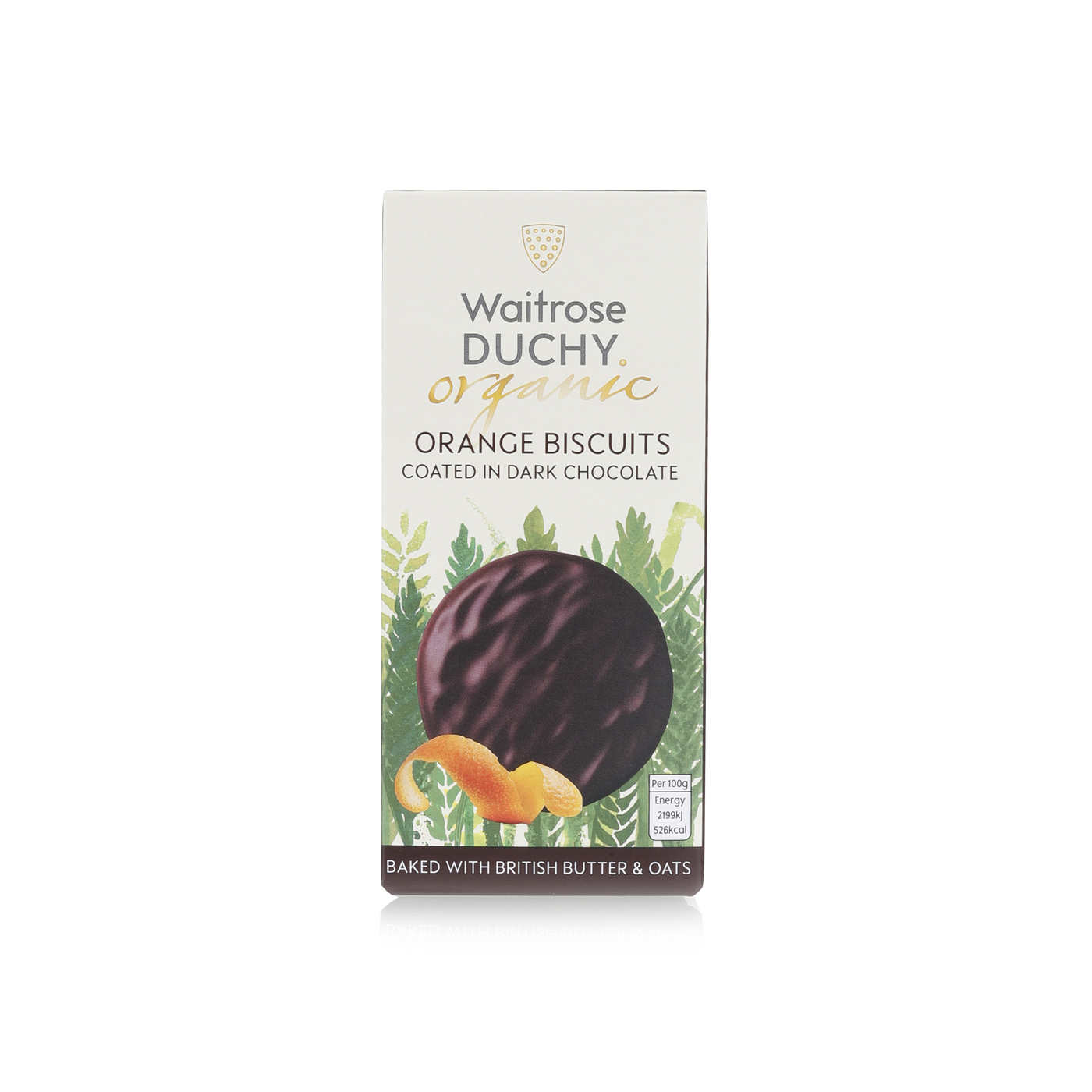 Waitrose Duchy Orange & Dark Chocolate Organic Biscuits 100g