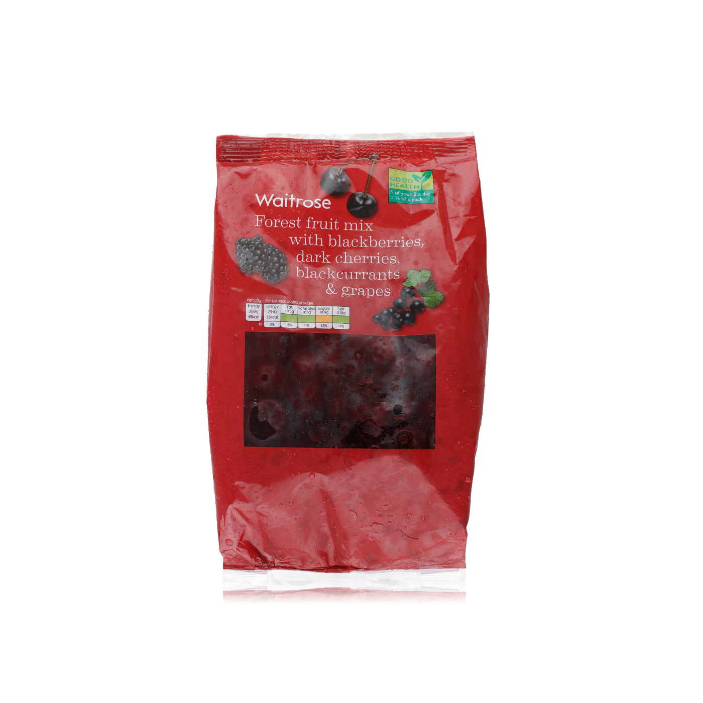 Waitrose Frozen Black Forest Fruits 450G
