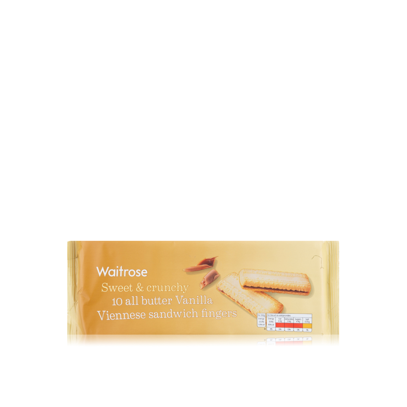 Waitrose Vanilla Viennese Fingers 150g