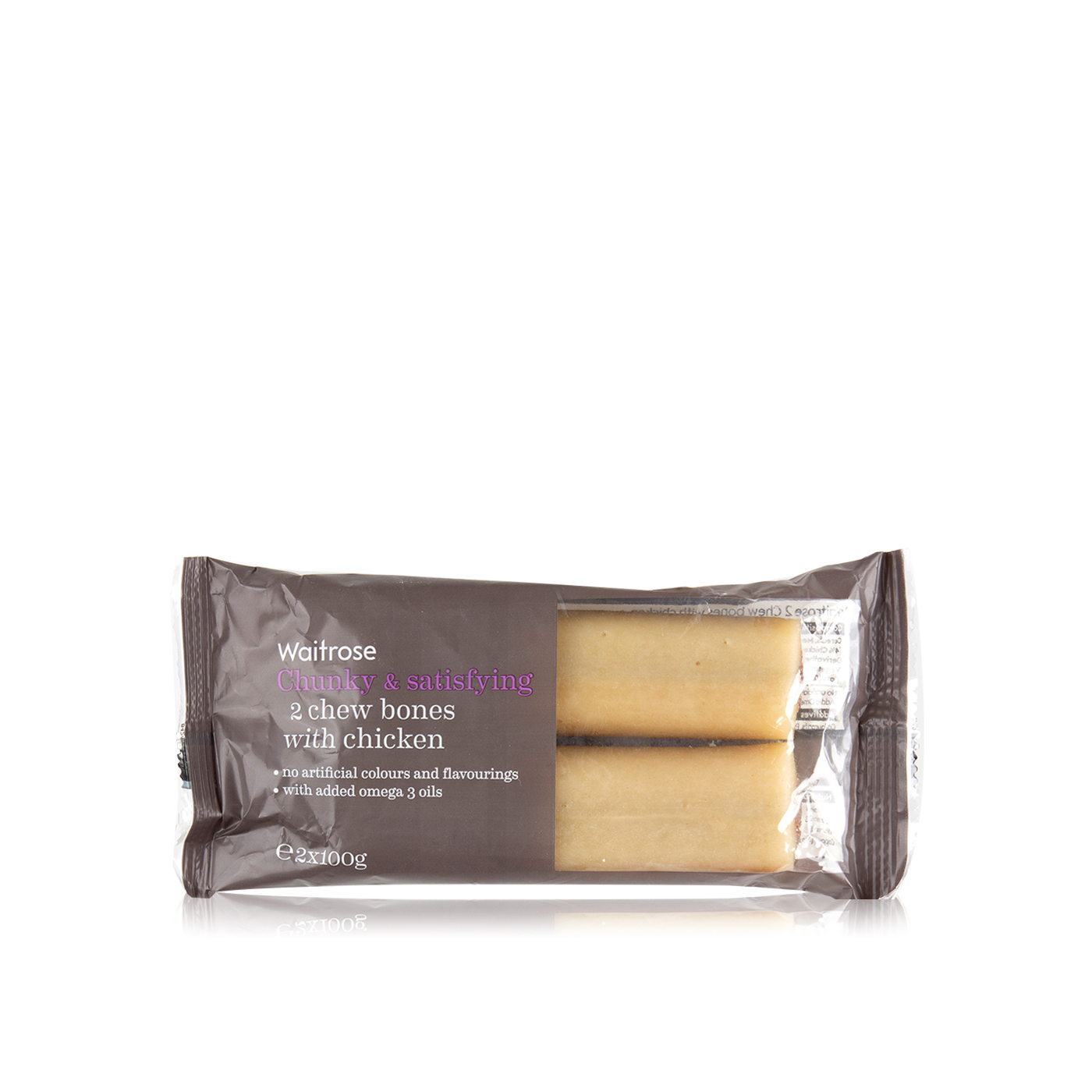 Waitrose Chew Bones with Chicken 2 x 100g