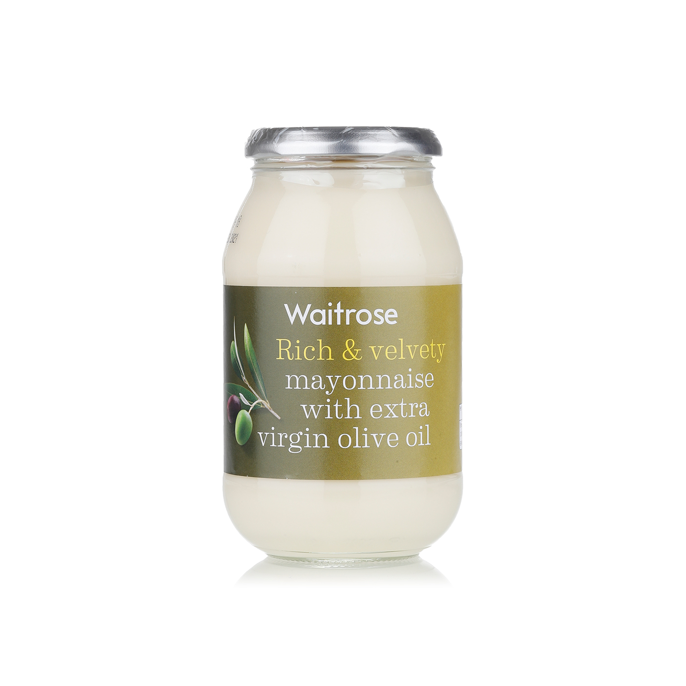Waitrose Mayonnaise with Extra Virgin Olive Oil 500ml