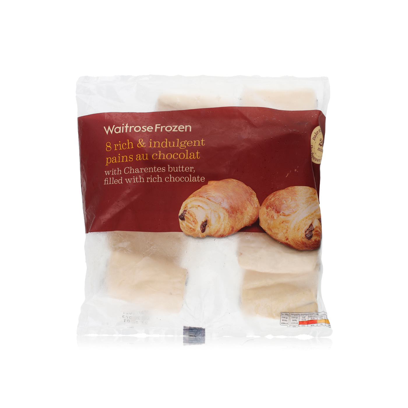Waitrose Frozen Pains Au Chocolat 480G