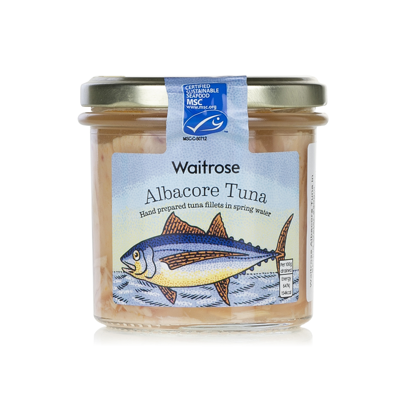 Waitrose Albacore Tuna in Spring Water 220g