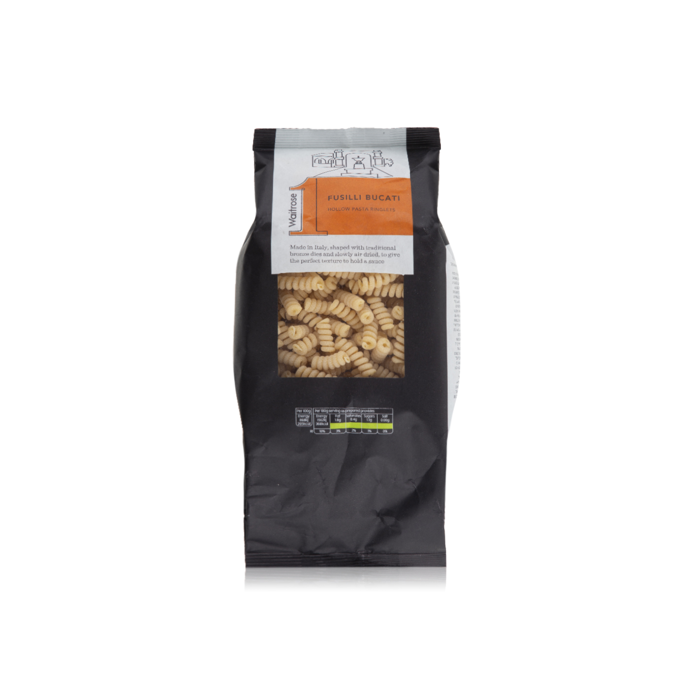 Waitrose Fusili Bucati Pasta 500g