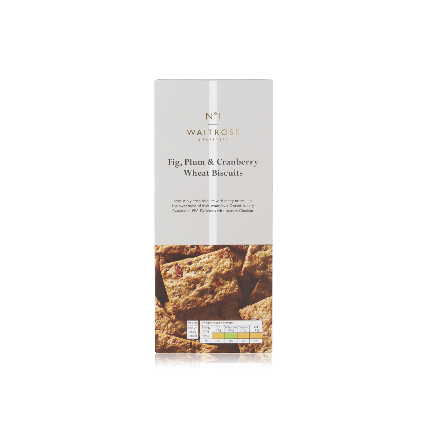 Waitrose Fig, Plum and Cranberry Biscuits 130g