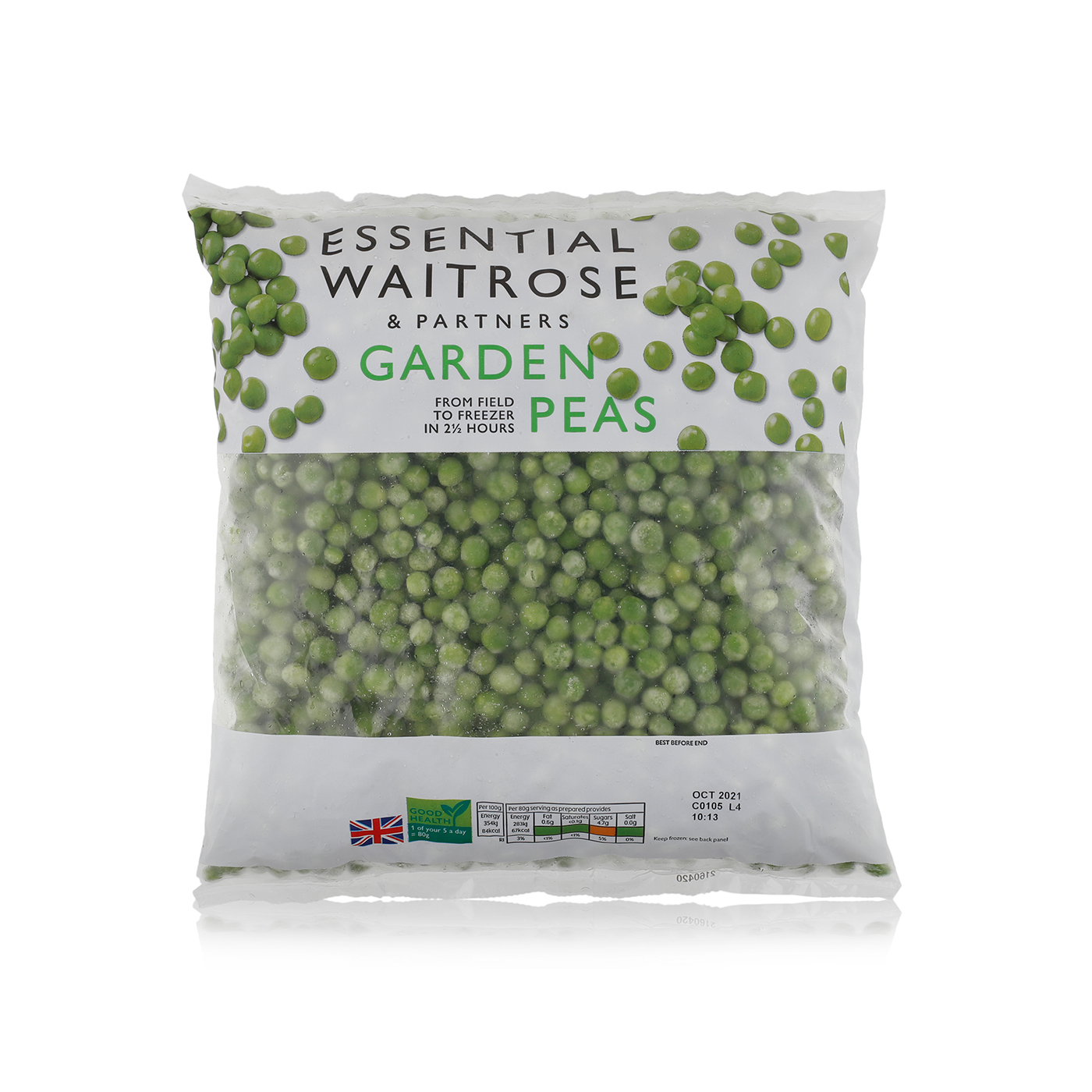 Waitrose Essential  Frozen Garden Peas 1.25Kg