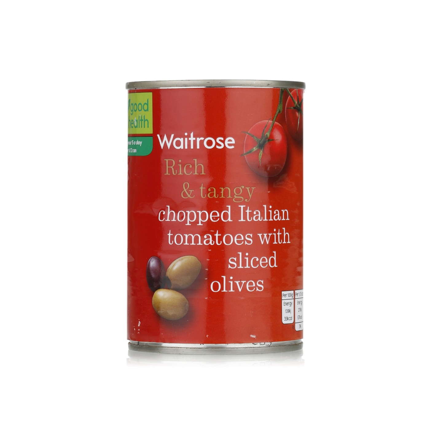 Waitrose Tomatoes with Mixed Olives 400g