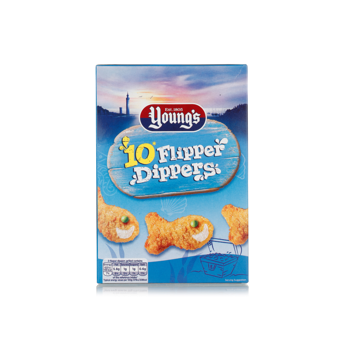 Young's Frozen Flipper Dippers 250G