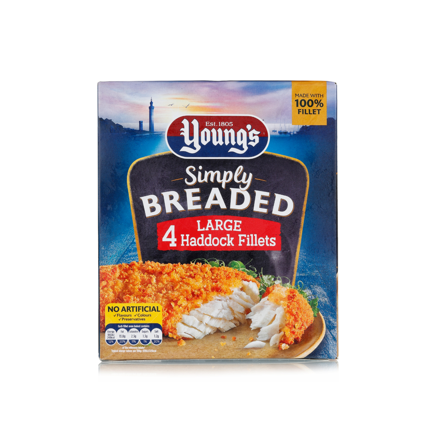 Young's breaded haddock fillets 440g Spinneys UAE