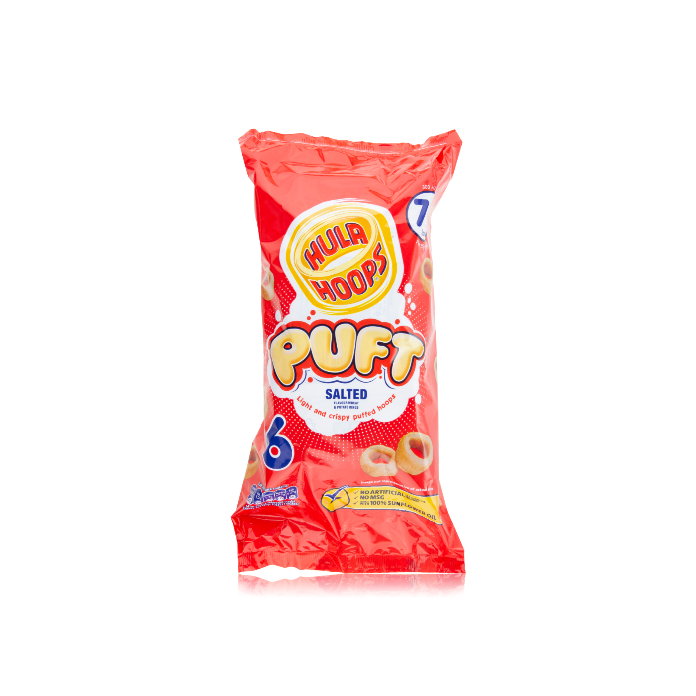 Hula Hoops Puft Salted 6 x 15g
