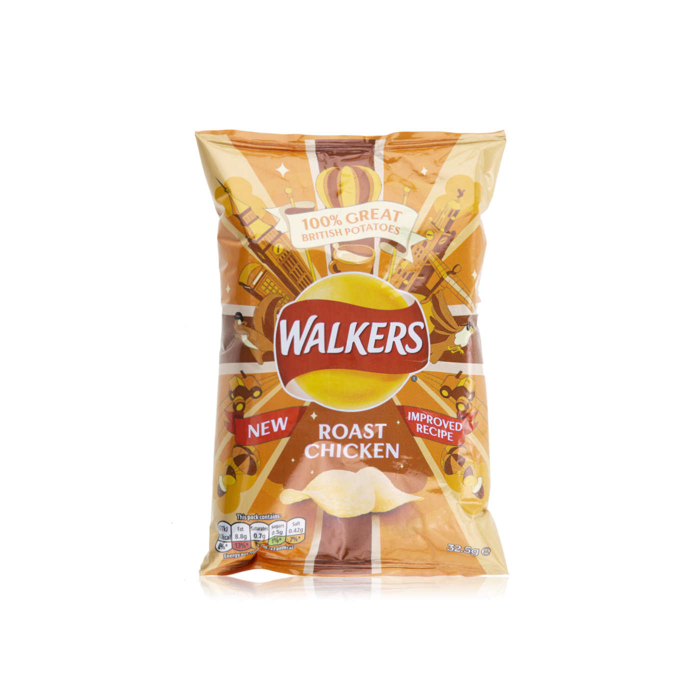 Walkers Roast Chicken Crisps 32 5g Spinneys Uae