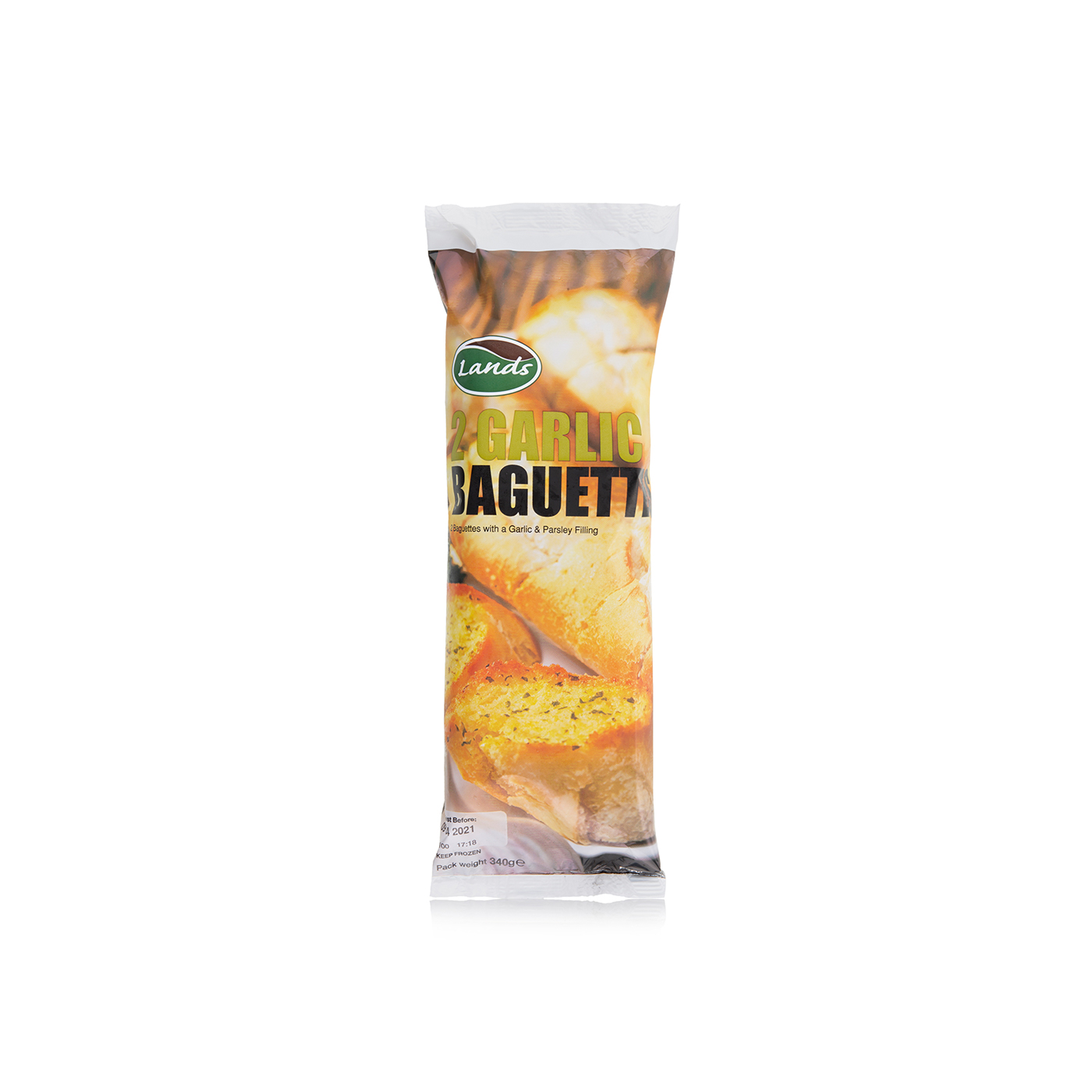 Lands Frozen Garlic Baguette 2Pcs 340G