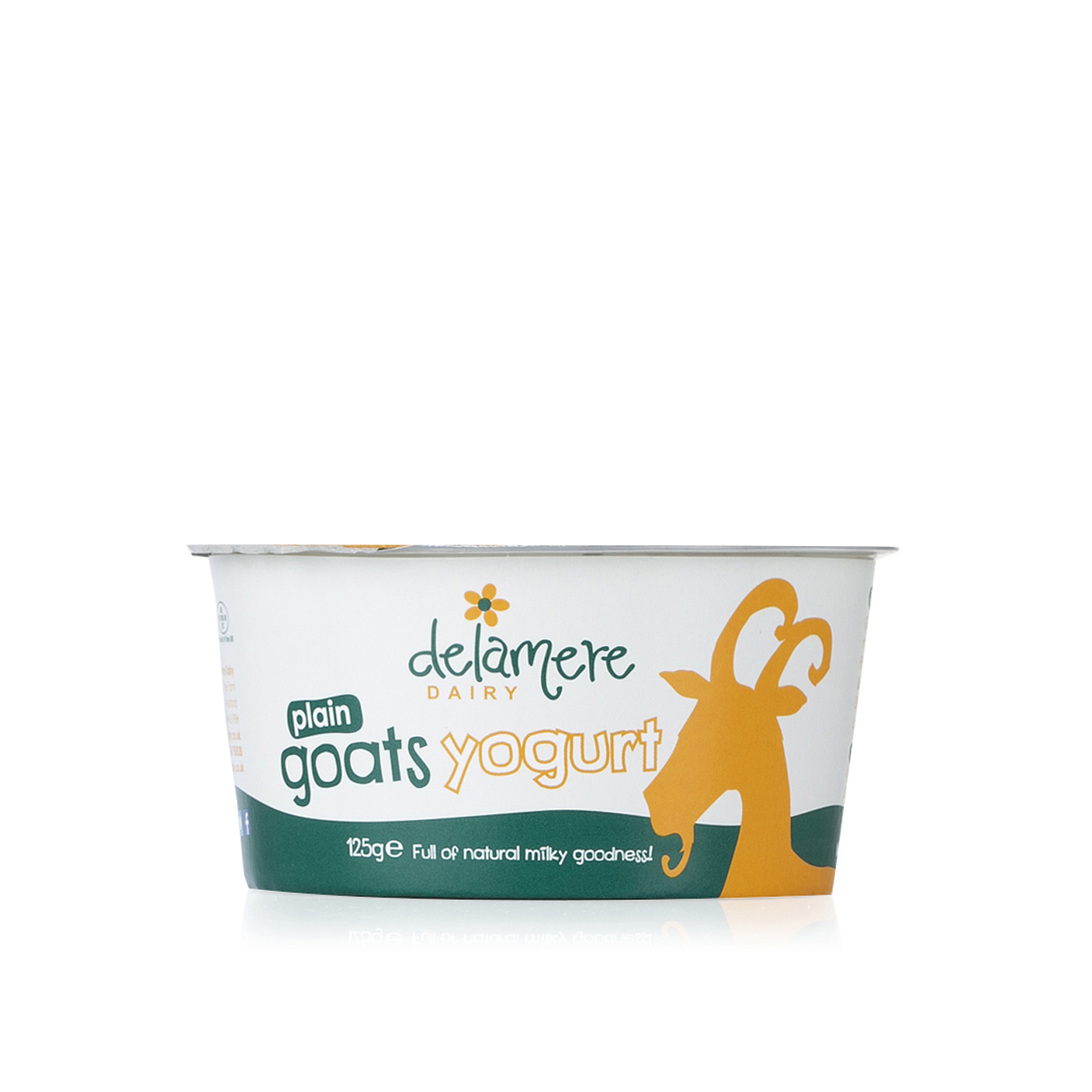 Delamere Plain Natural Goat’s Milk Yoghurt 125g