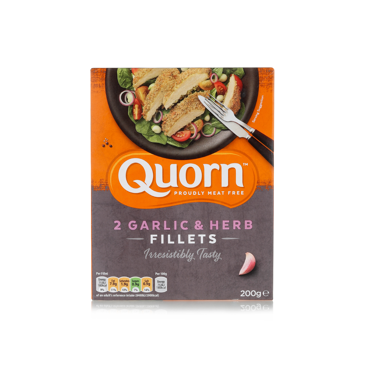 Quorn Frozen Garlic And Herb Fillets 200G