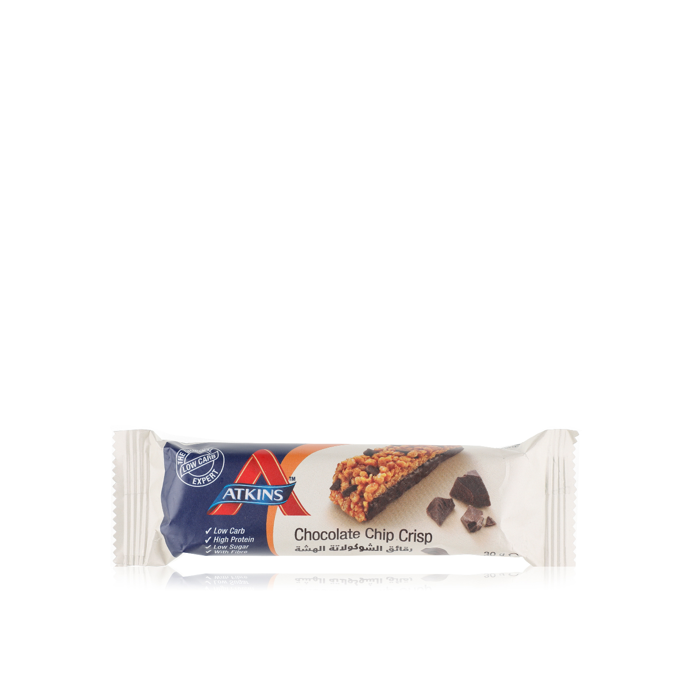 Atkins chocolate chip crisp 30g - Spinneys UAE