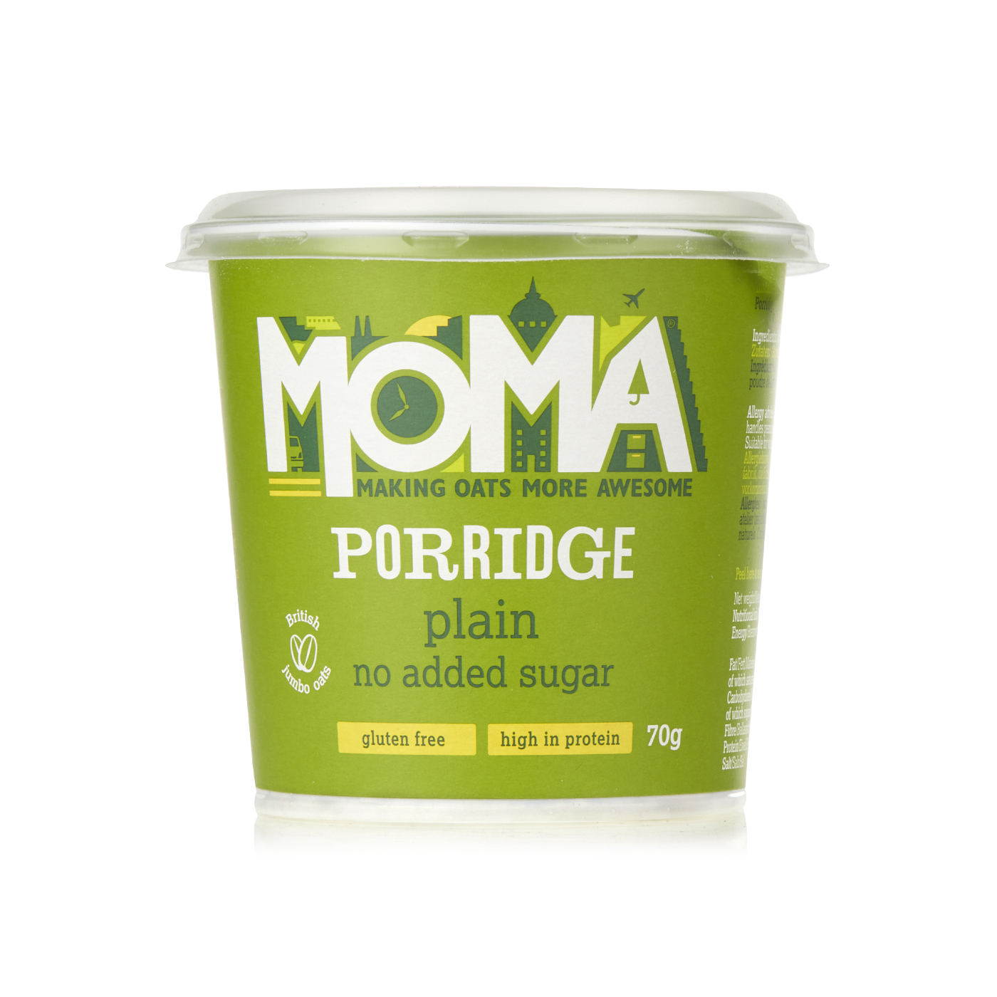 Moma Plain Porridge Pot 70g