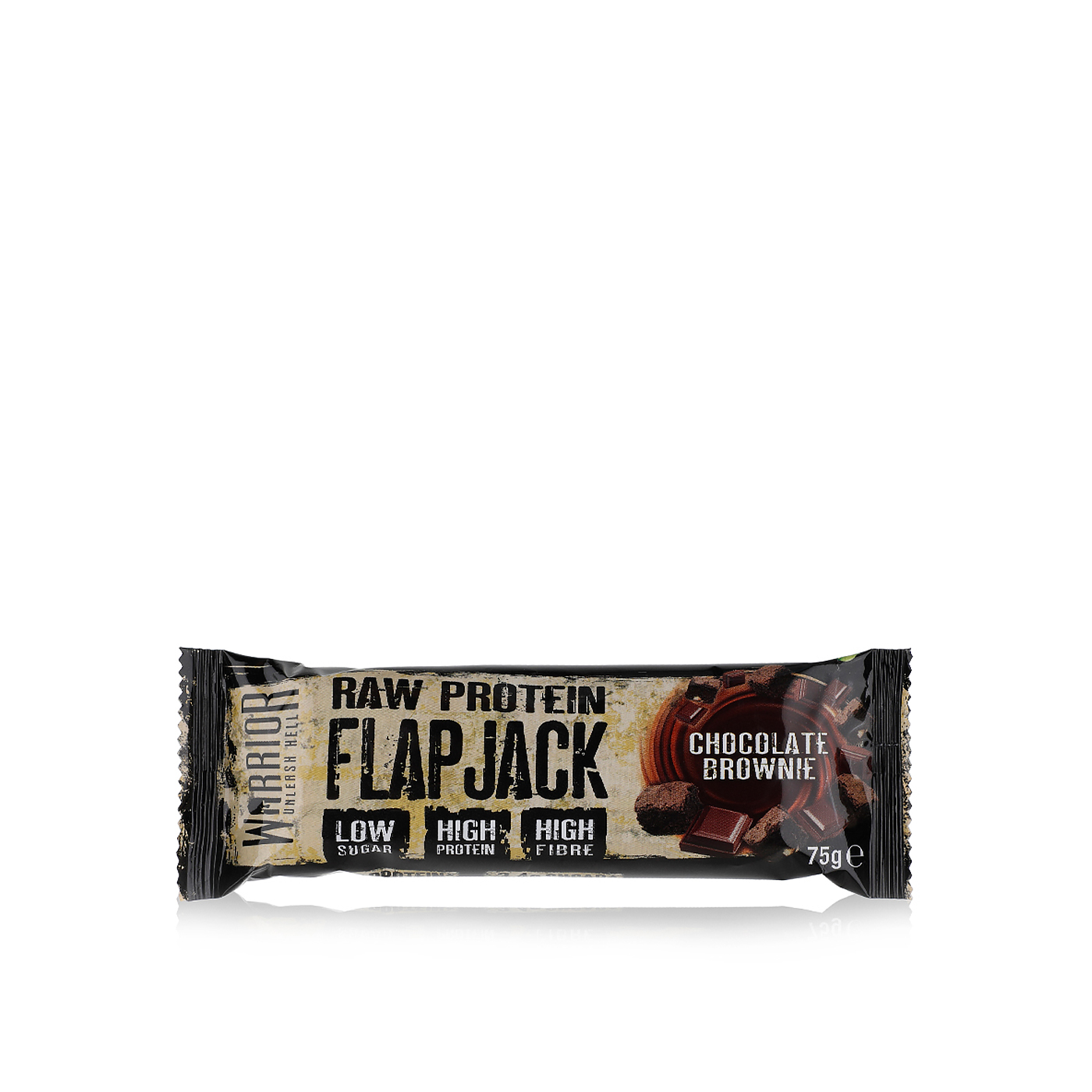 Warrior Raw Protein Chocolate Brownie Flapjack Bar 75g Spinneys Uae