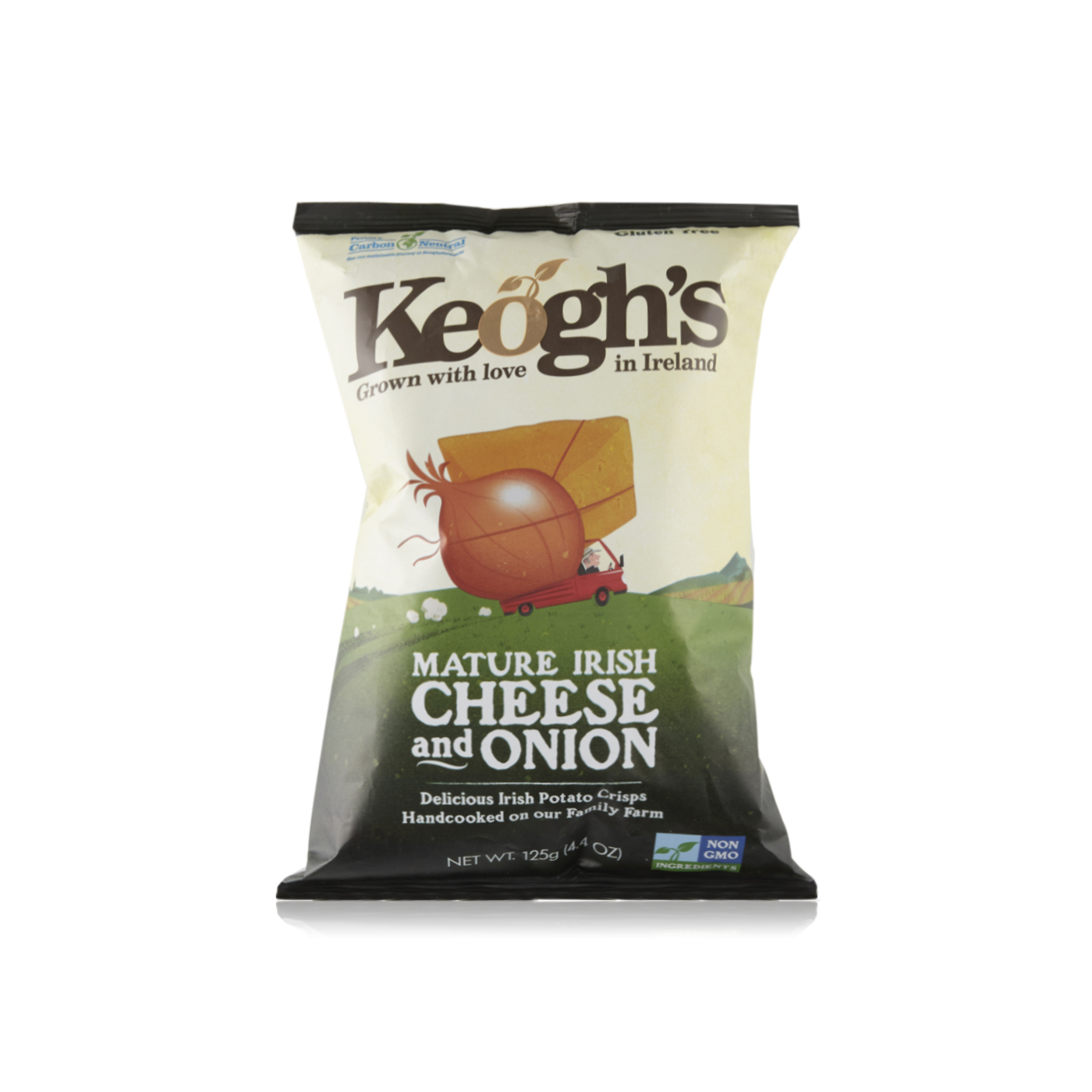 Keogh's Irish Cheese & Onion Potato Crisps 125g