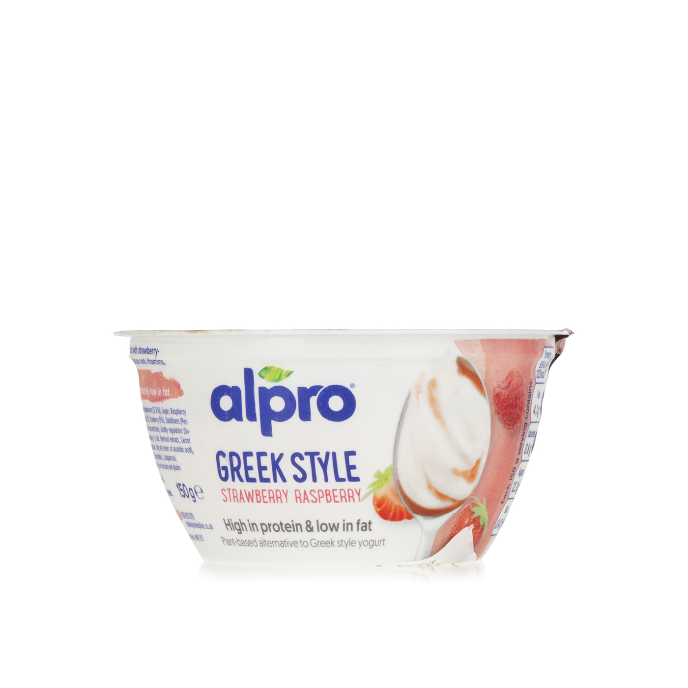 Alpro Go on Strawberry and Raspberry Yoghurt 150g