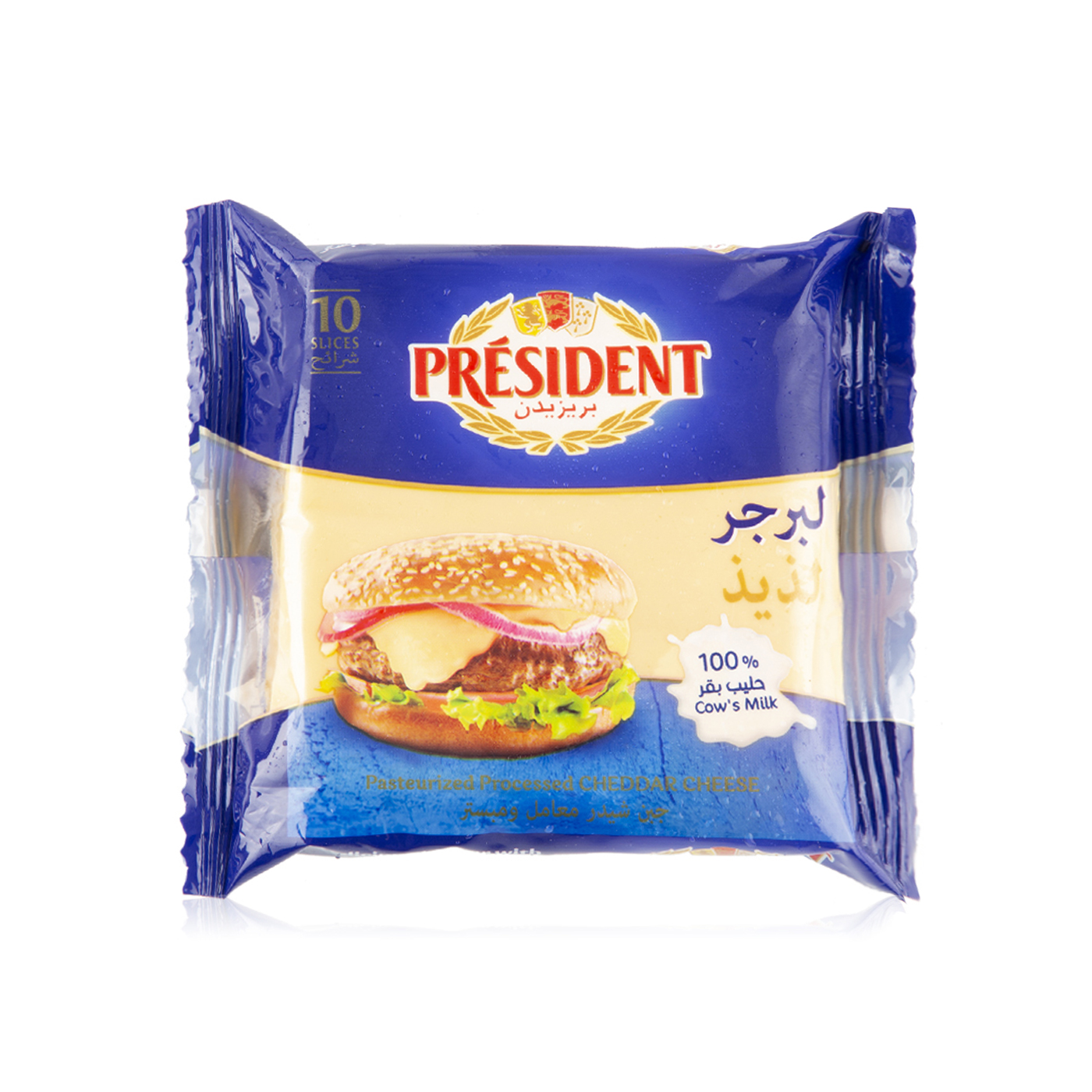 President Sliced Hamburger Cheese 200g