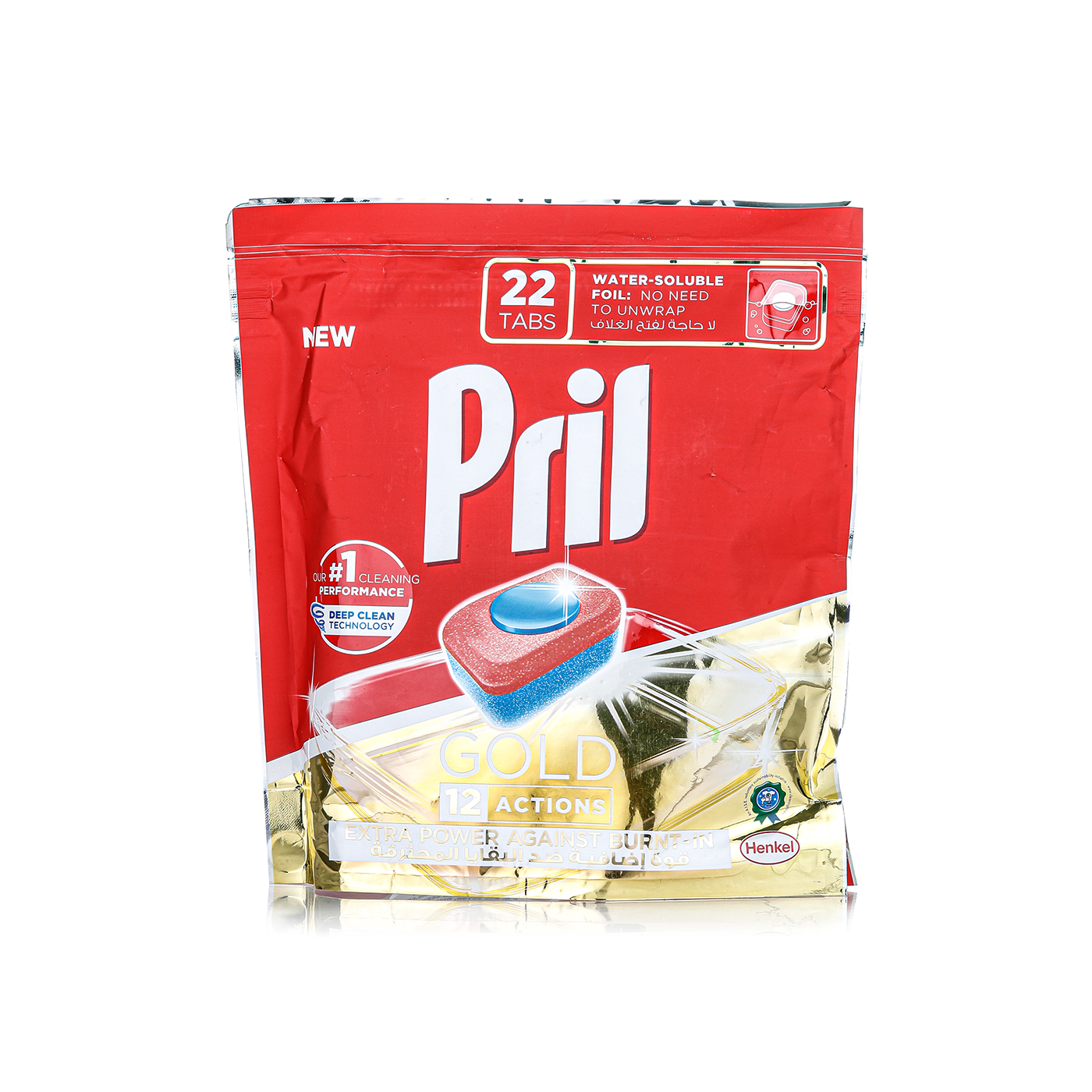 Pril Gold 12 Action Dishwasher Tablets 22s