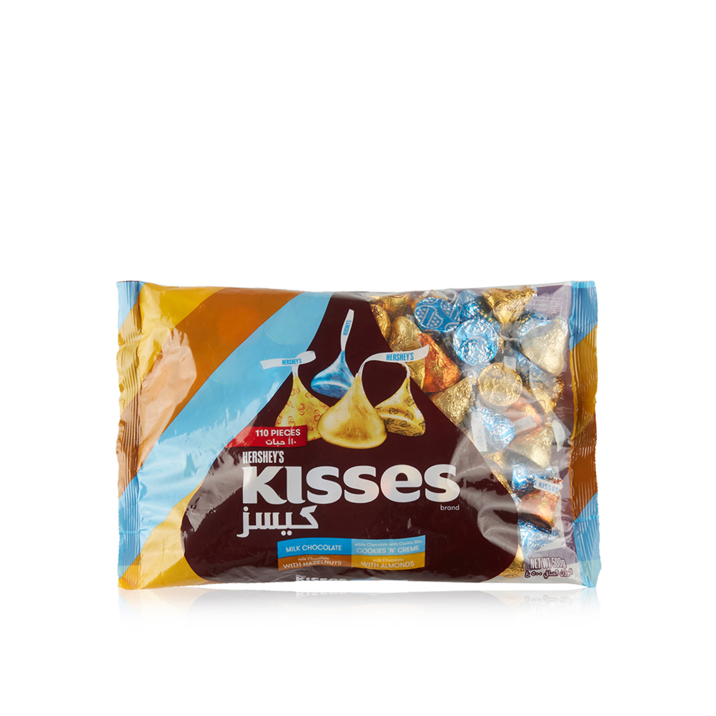 Hershey's kisses chocolate assortment with 4 flavours 500g - Spinneys UAE