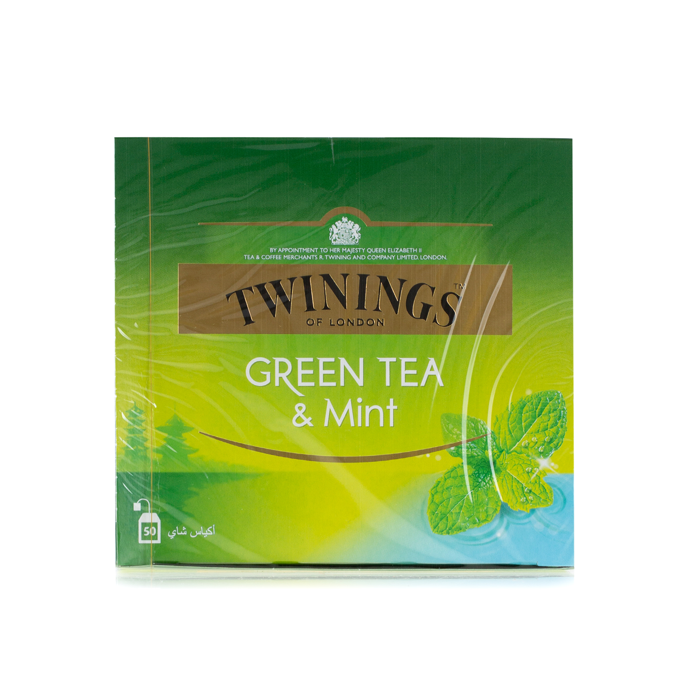Twinings Green Tea Mint Tea 50's 100g
