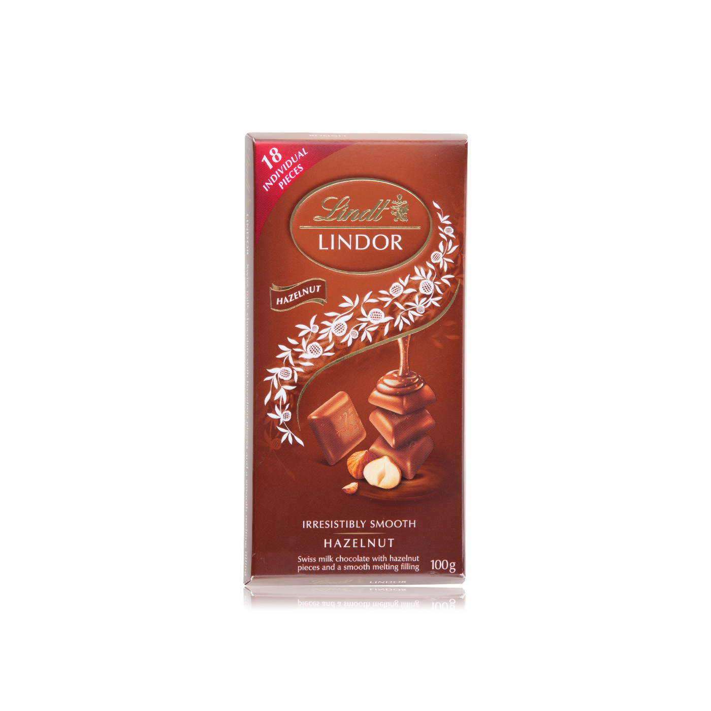 Lindt Lindor Hazelnut Chocolate Bar 100g - Spinneys UAE