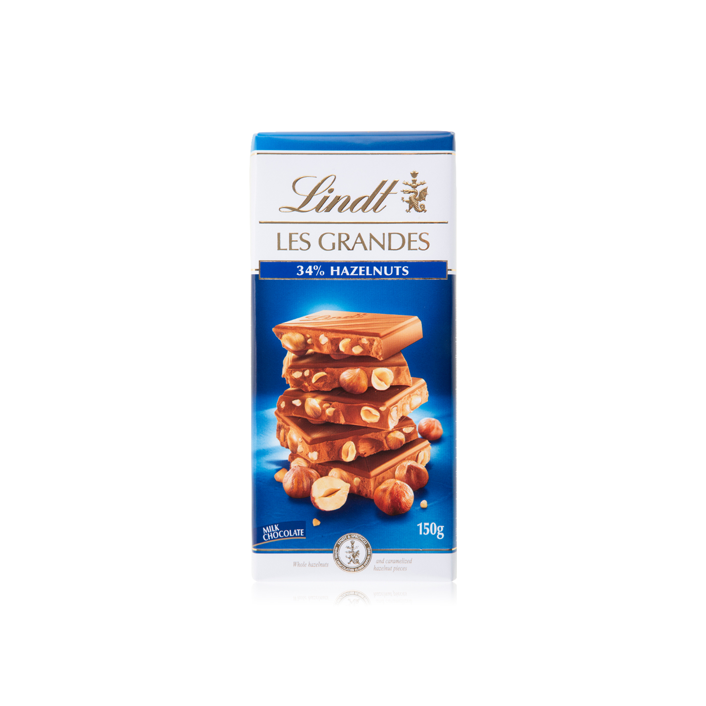 Lindt Les Grandes Hazelnut Milk Chocolate 150g Spinneys Uae 7166