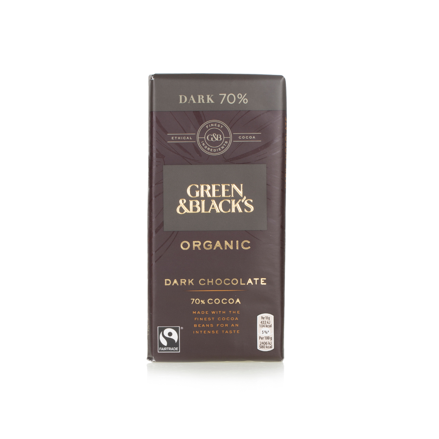 Green & Black's Organic 70% Dark Chocolate 90g - Spinneys UAE