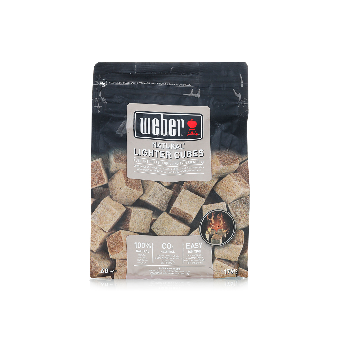 Weber Natural Brown Lighter Cubes X48 - Spinneys Uae