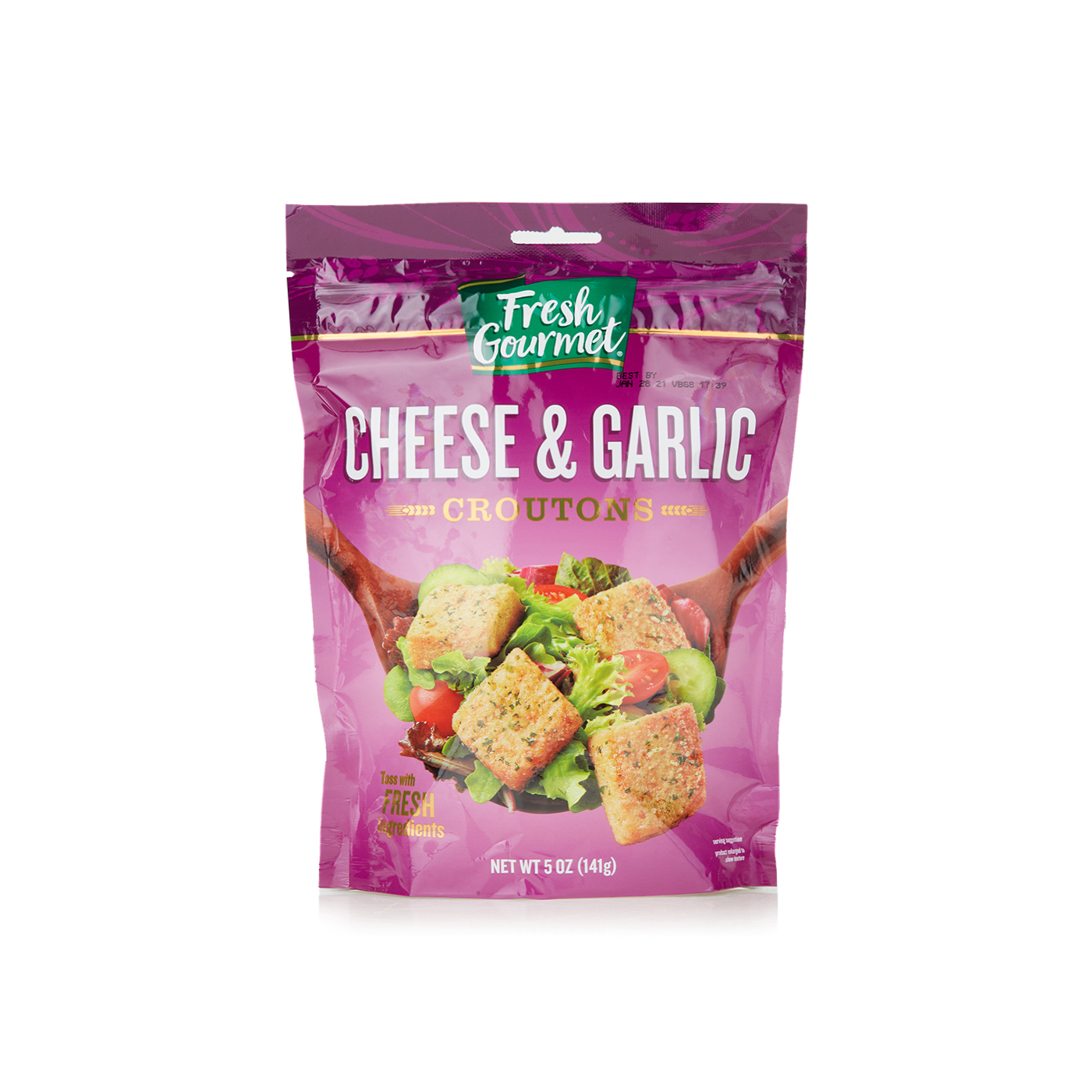 Fresh Gourmet Cheese & Garlic Croutons 142g