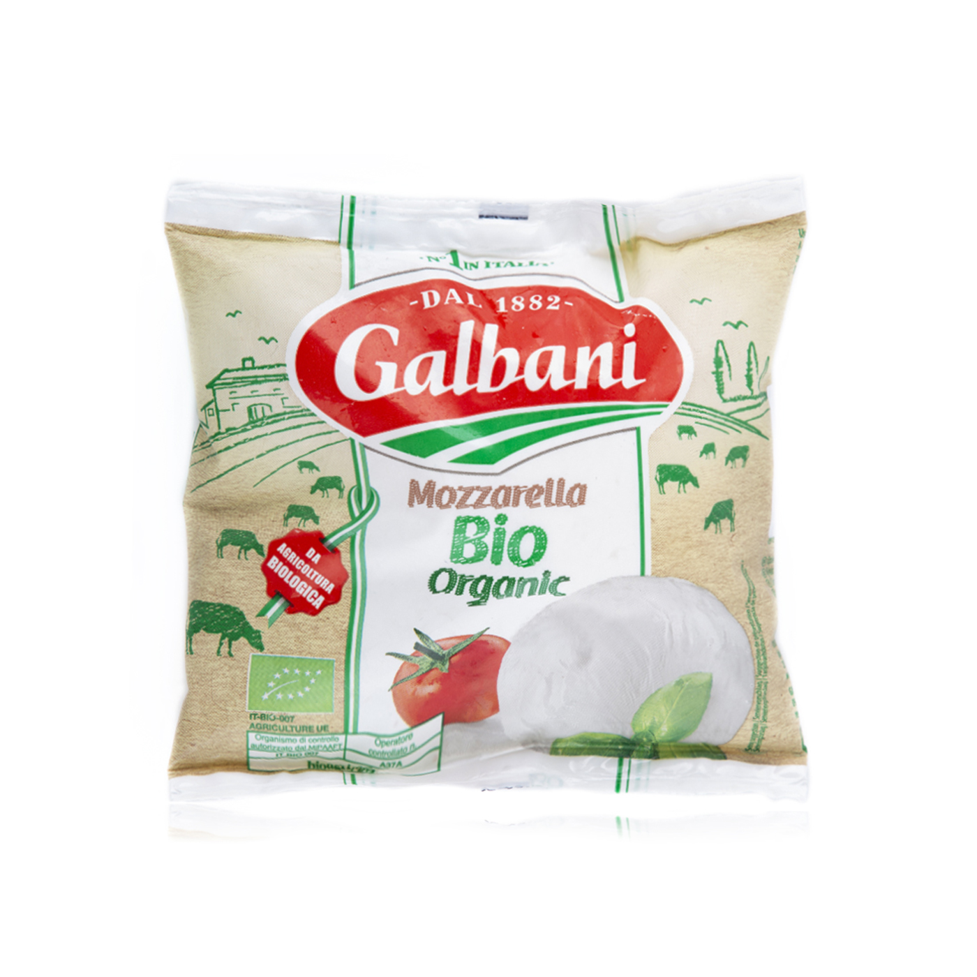 Galbani Organic Mozzarella Boules 125g
