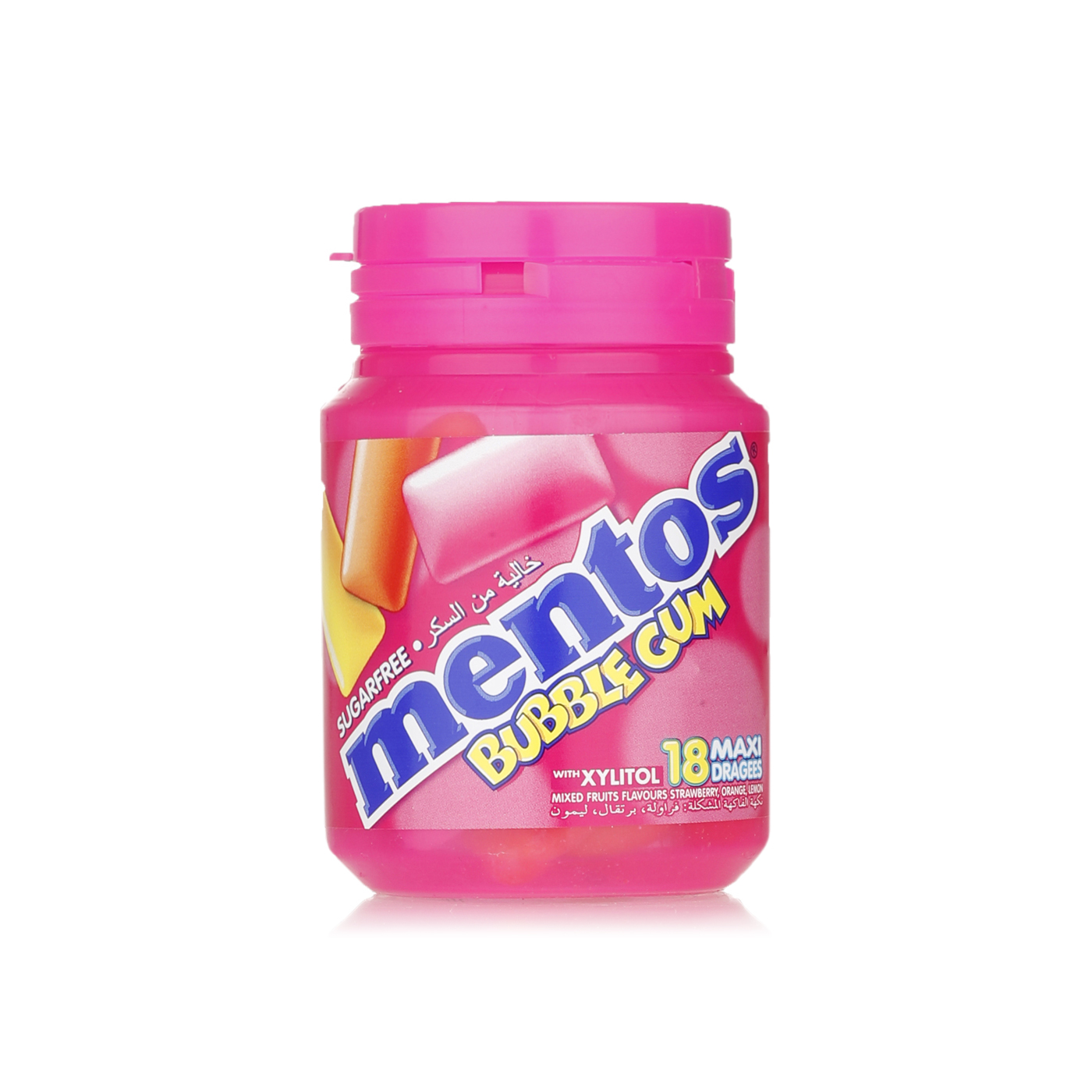 Mentos Bubble Gum Bottle 64g