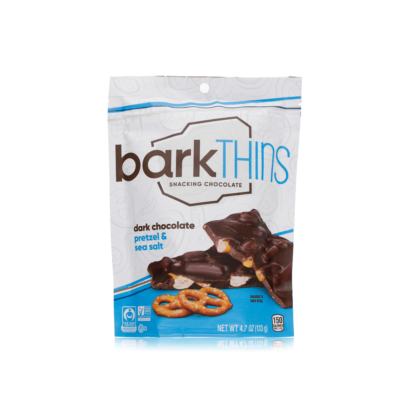 Bark Thins dark chocolate pretzel 133g Spinneys UAE