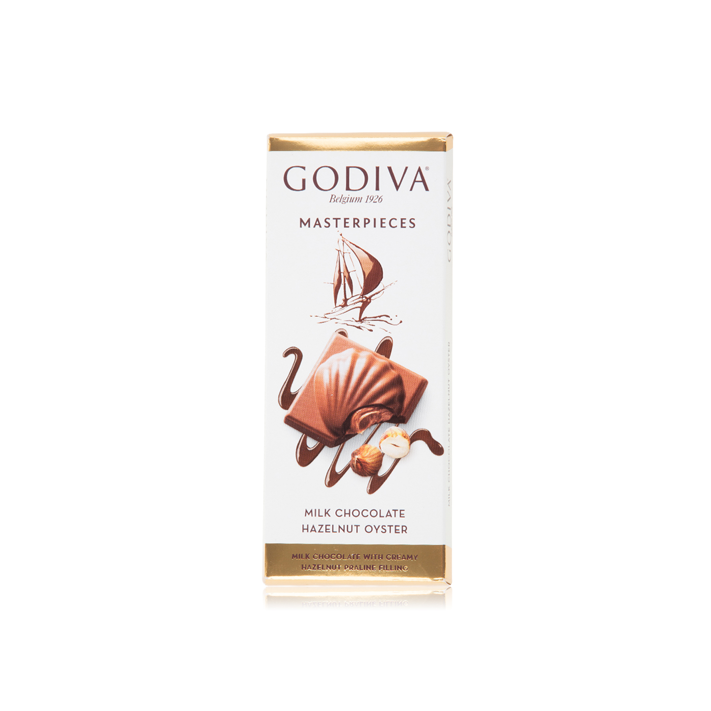 Godiva Milk Chocolate Hazelnut Oyster 83g
