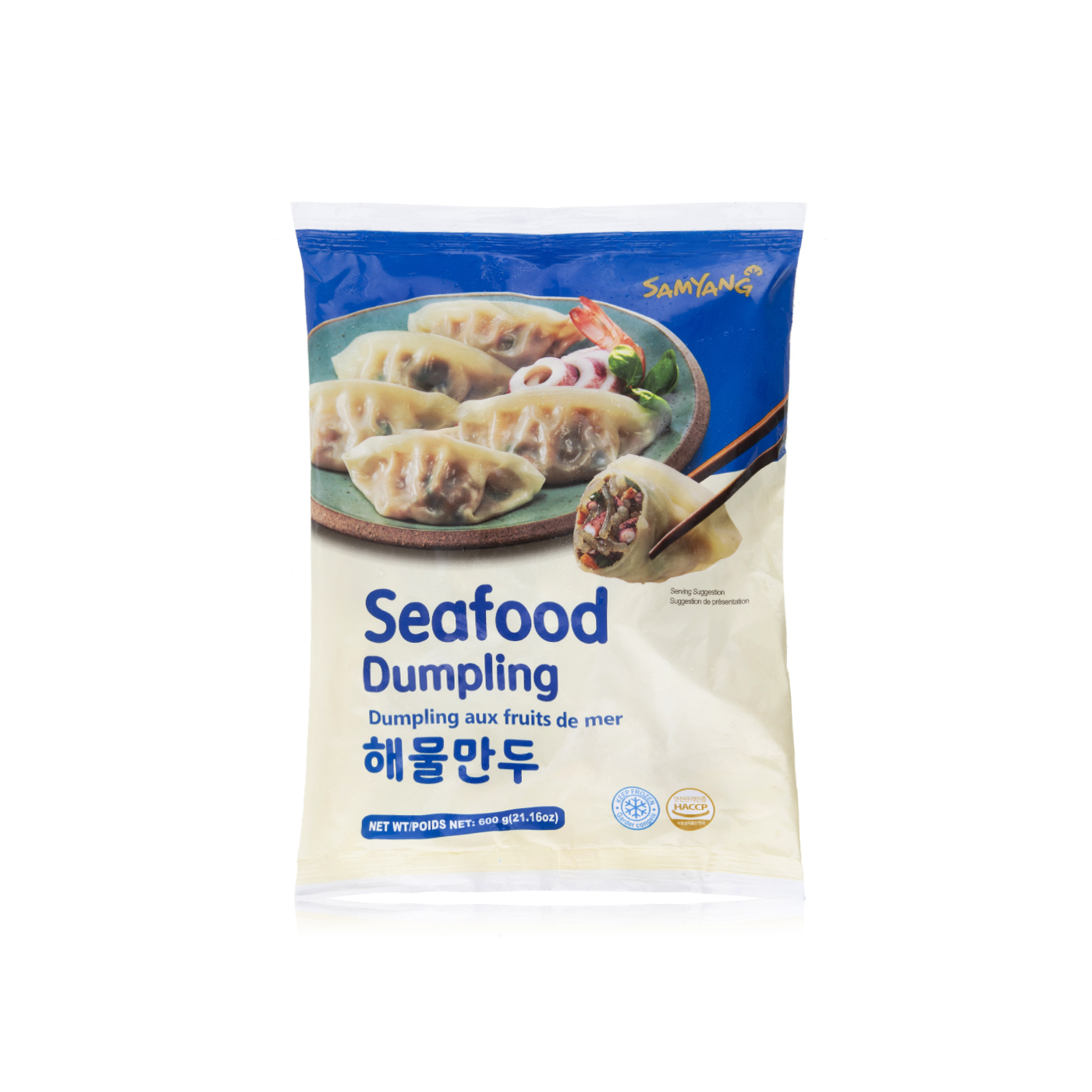 Samyang Frozen Seafood Gyoza Dumplings 600G