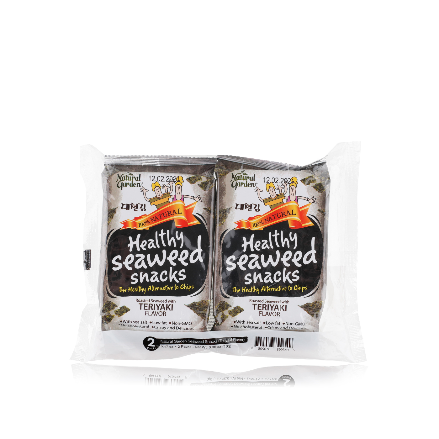 Natural Garden Healthy Seaweed Snacks Teriyaki 2 x 5g