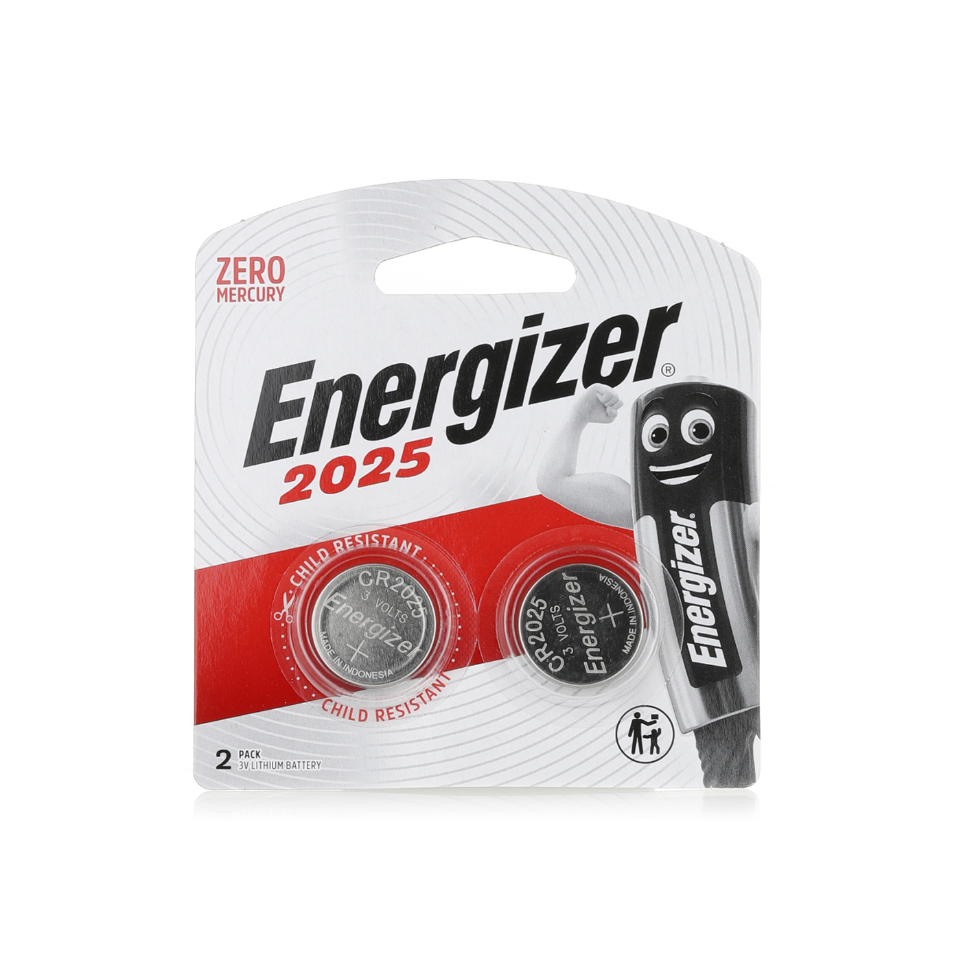 Energizer 2025 Lithium Battery x 2