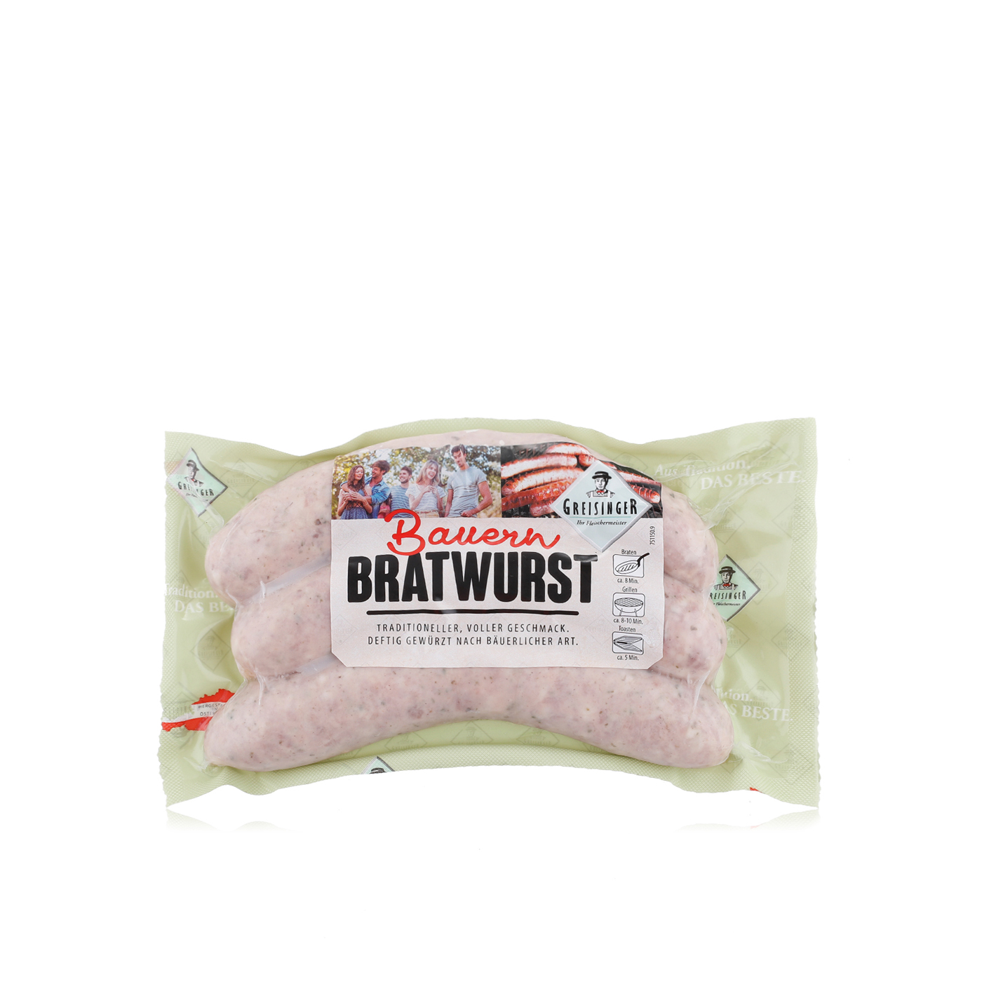 Greisinger bauern bratwurst 360g - Spinneys UAE