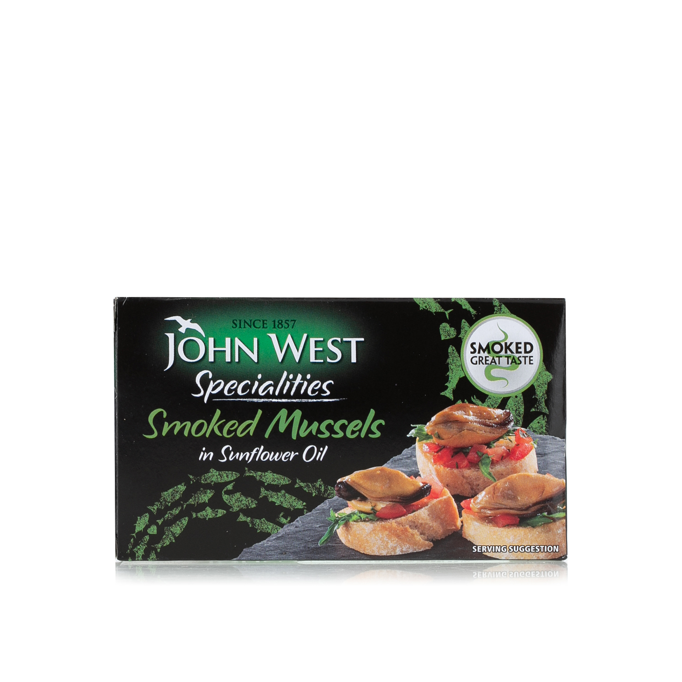 John West Smoked Mussels in Sunflower Oil 85g