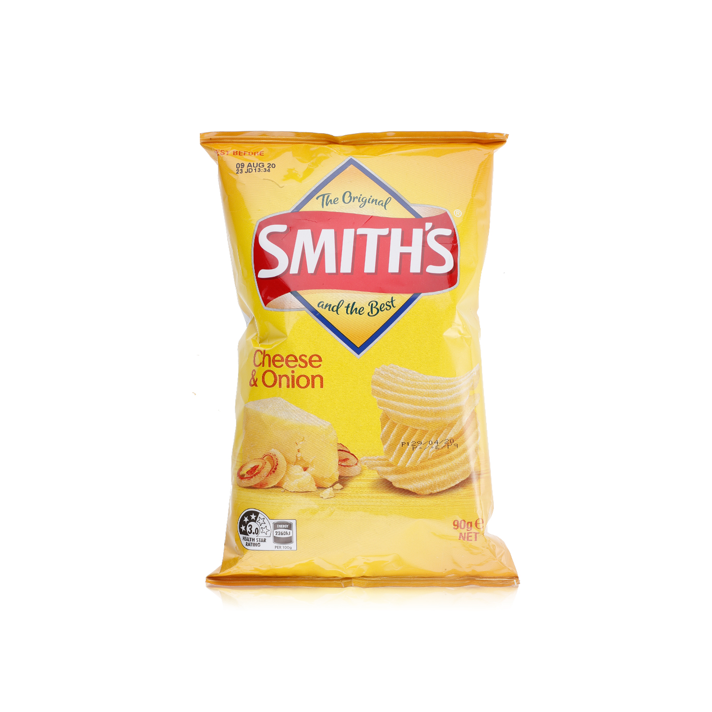 Smith's Crinkle Cut Cheese & Onion Crisps 90g