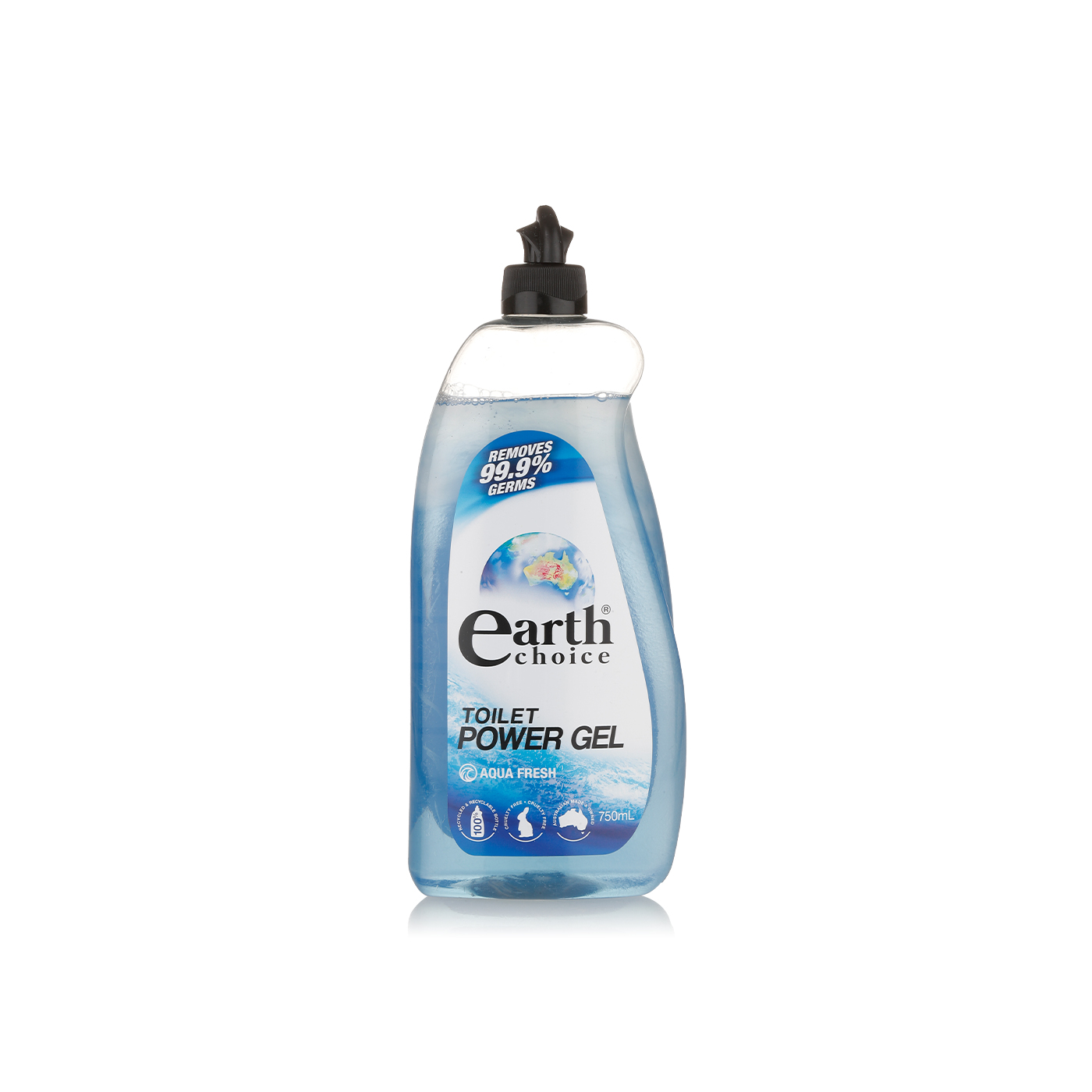 Earth Choice Aqua Fresh Toilet Power Gel 750ml